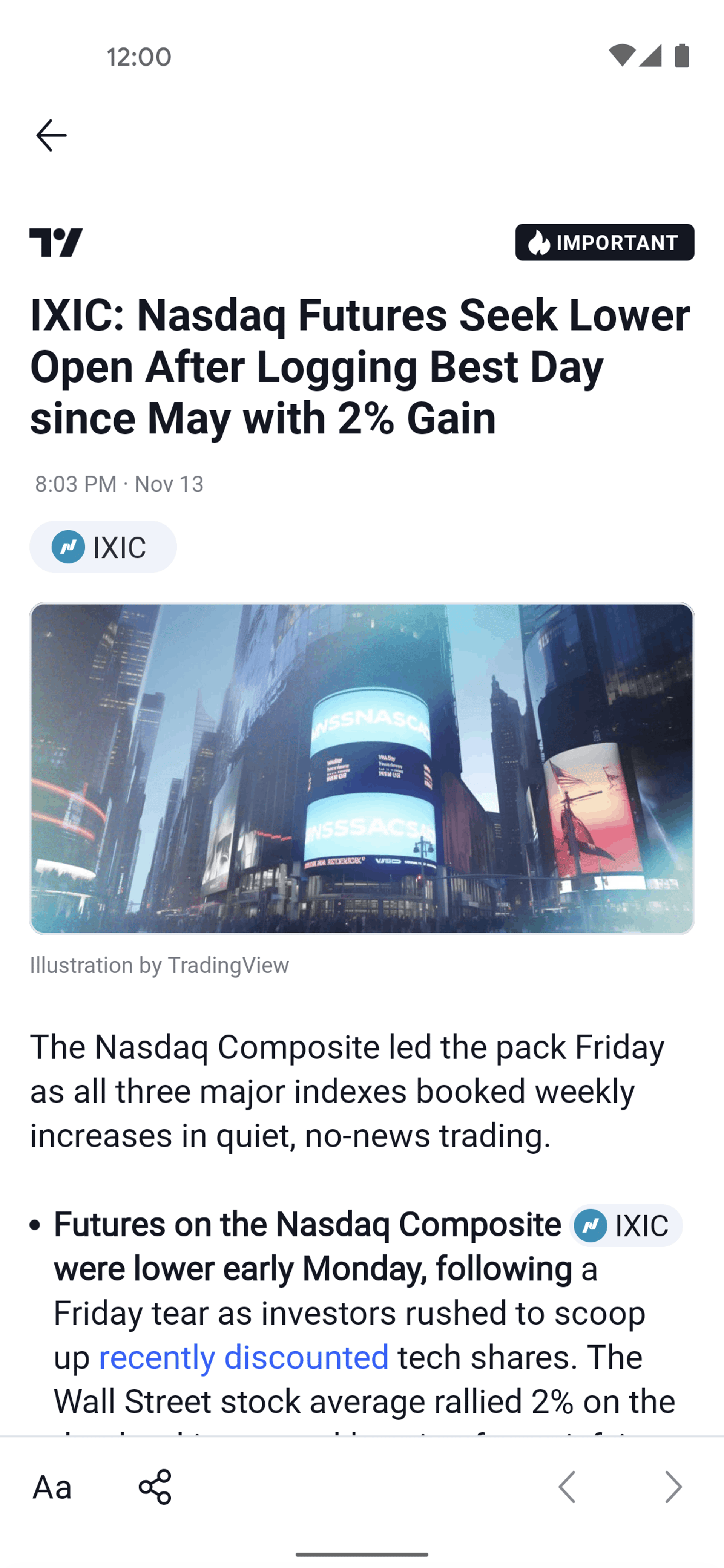 TradingView Android Finance interface screenshot 20