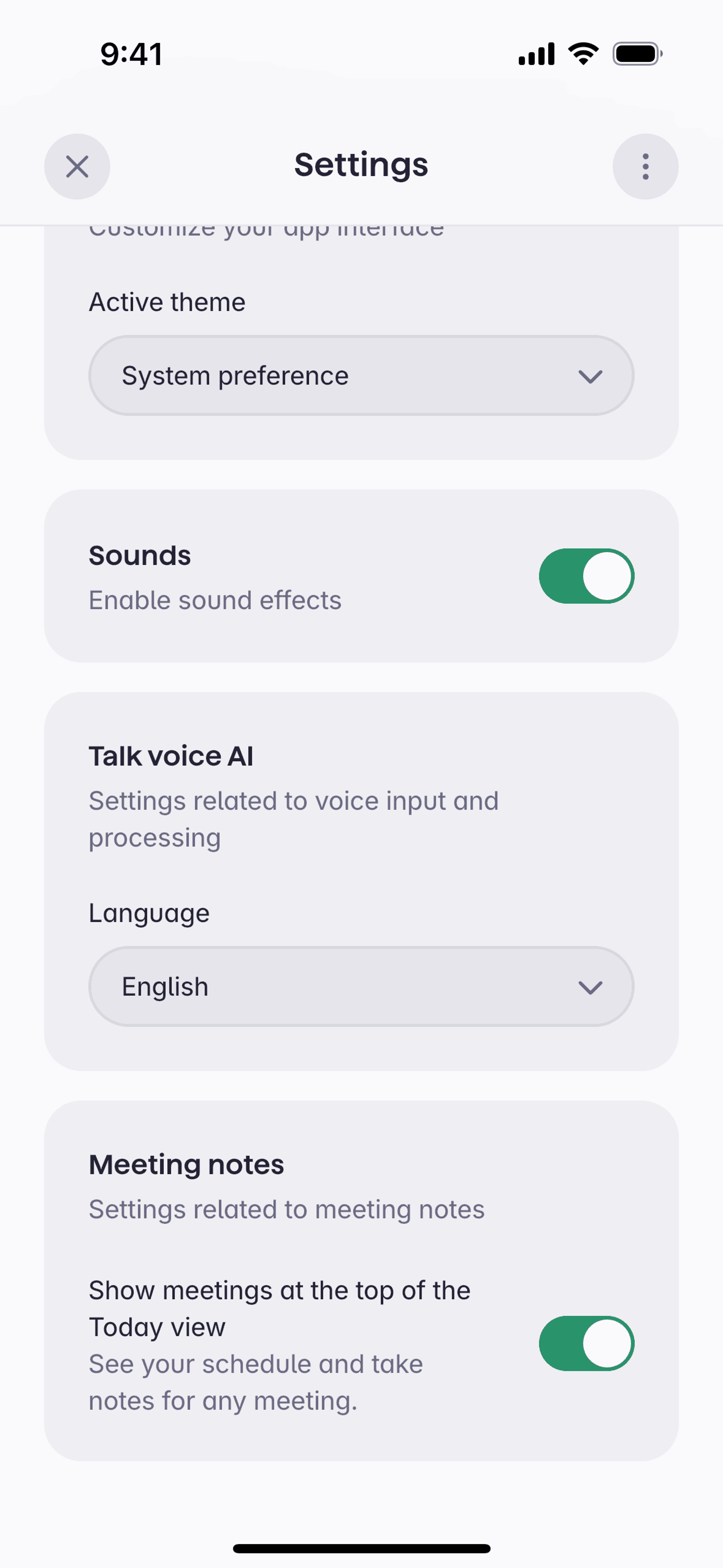Superlist iOS Productivity interface screenshot 21