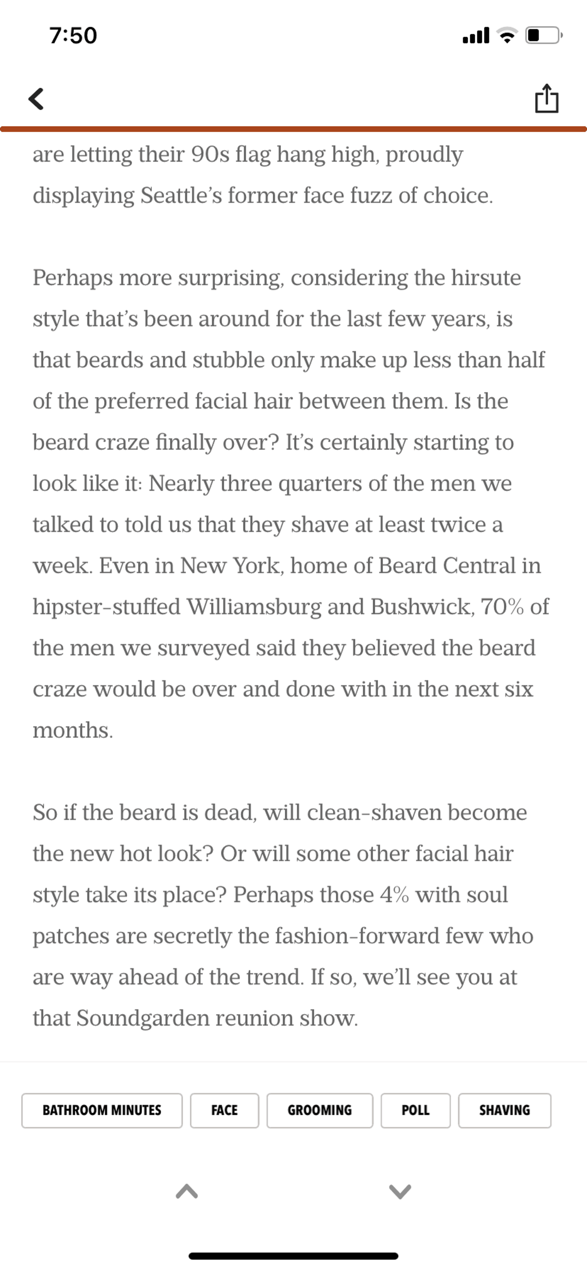 Dollar Shave Club iOS Shopping interface screenshot 13