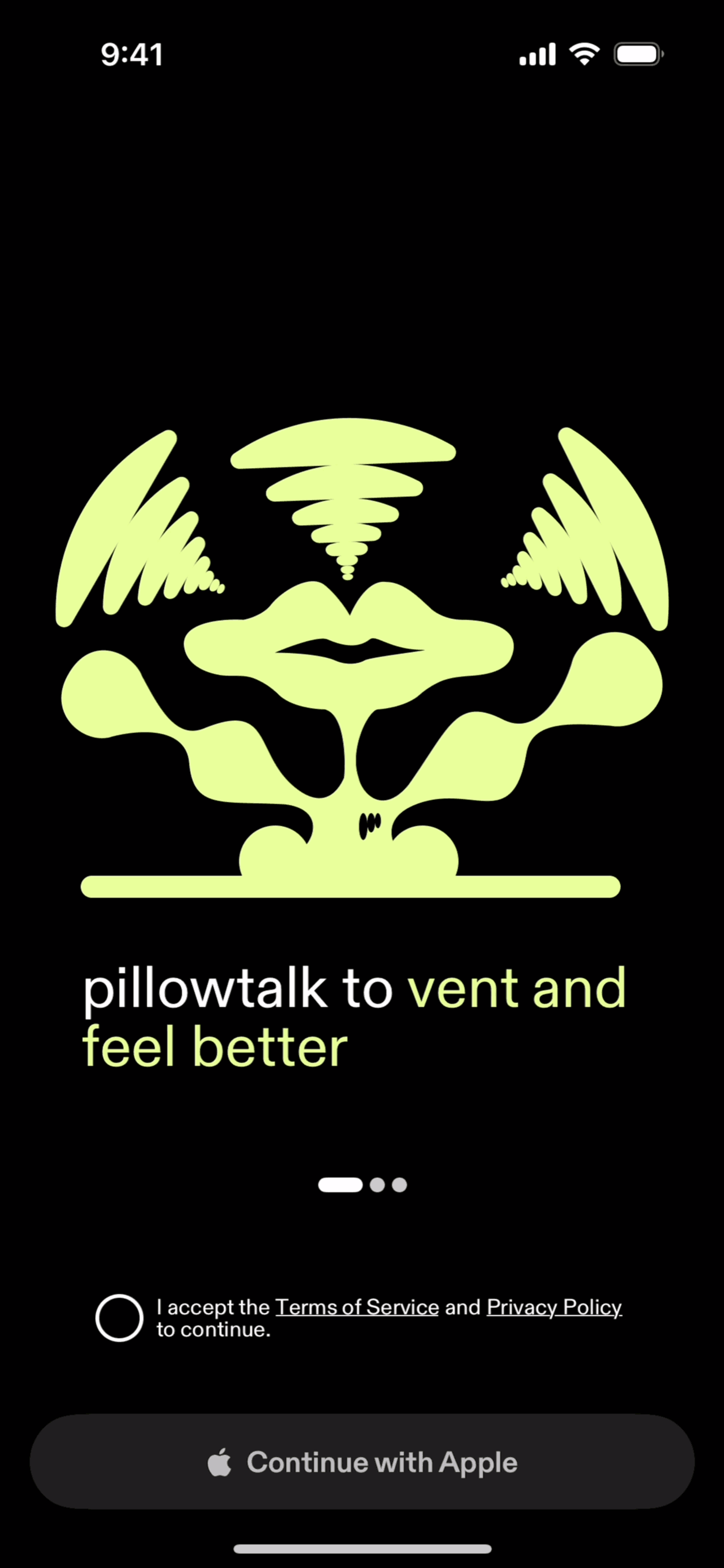 pillowtalk iOS AI interface screenshot 3