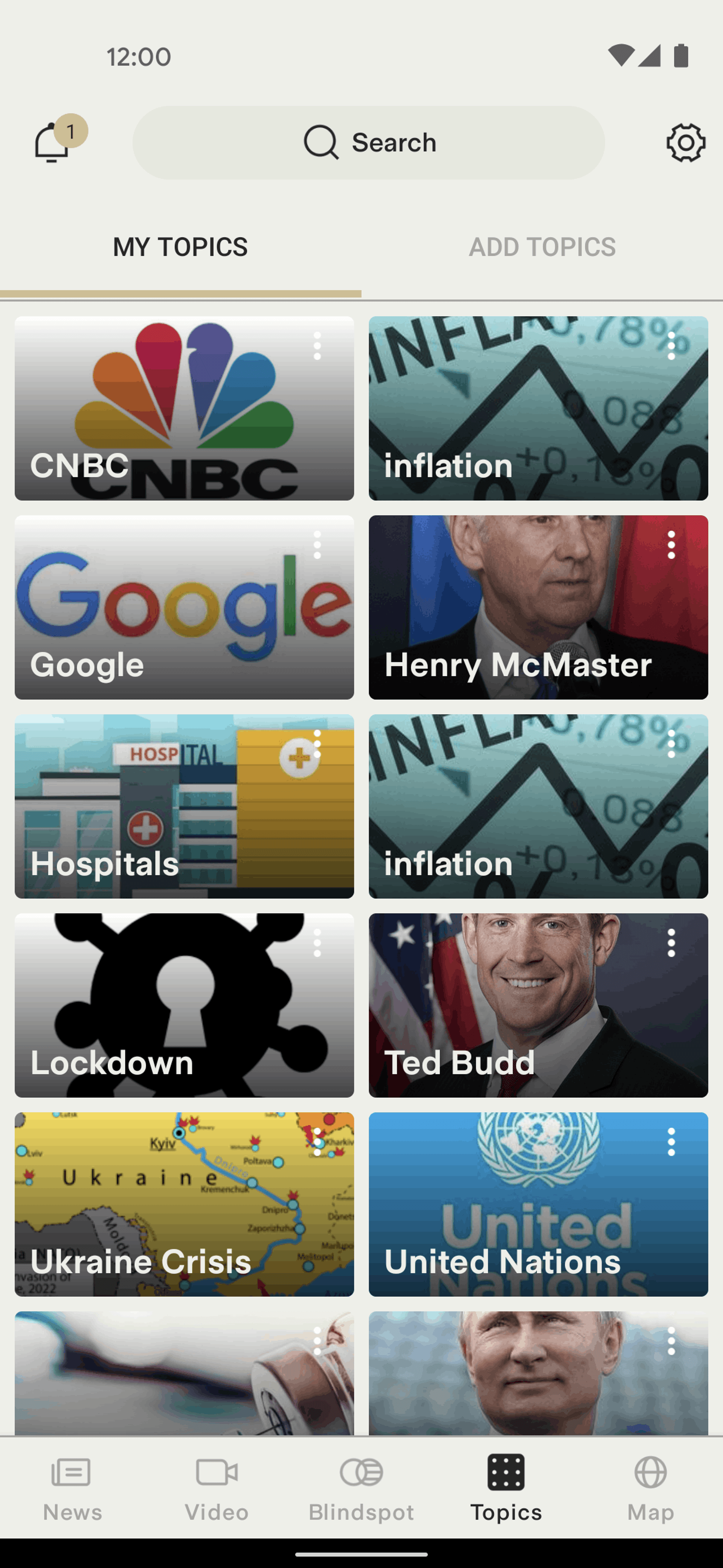 Ground News Android News interface screenshot 3