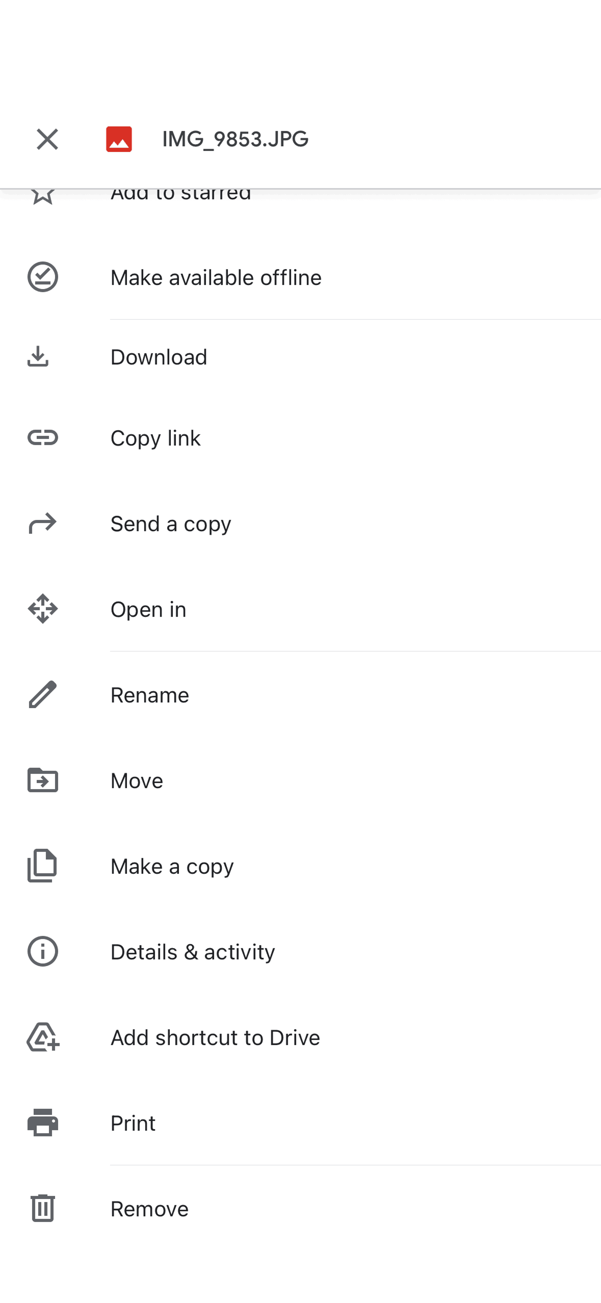 Google Drive iOS Productivity interface screenshot 24