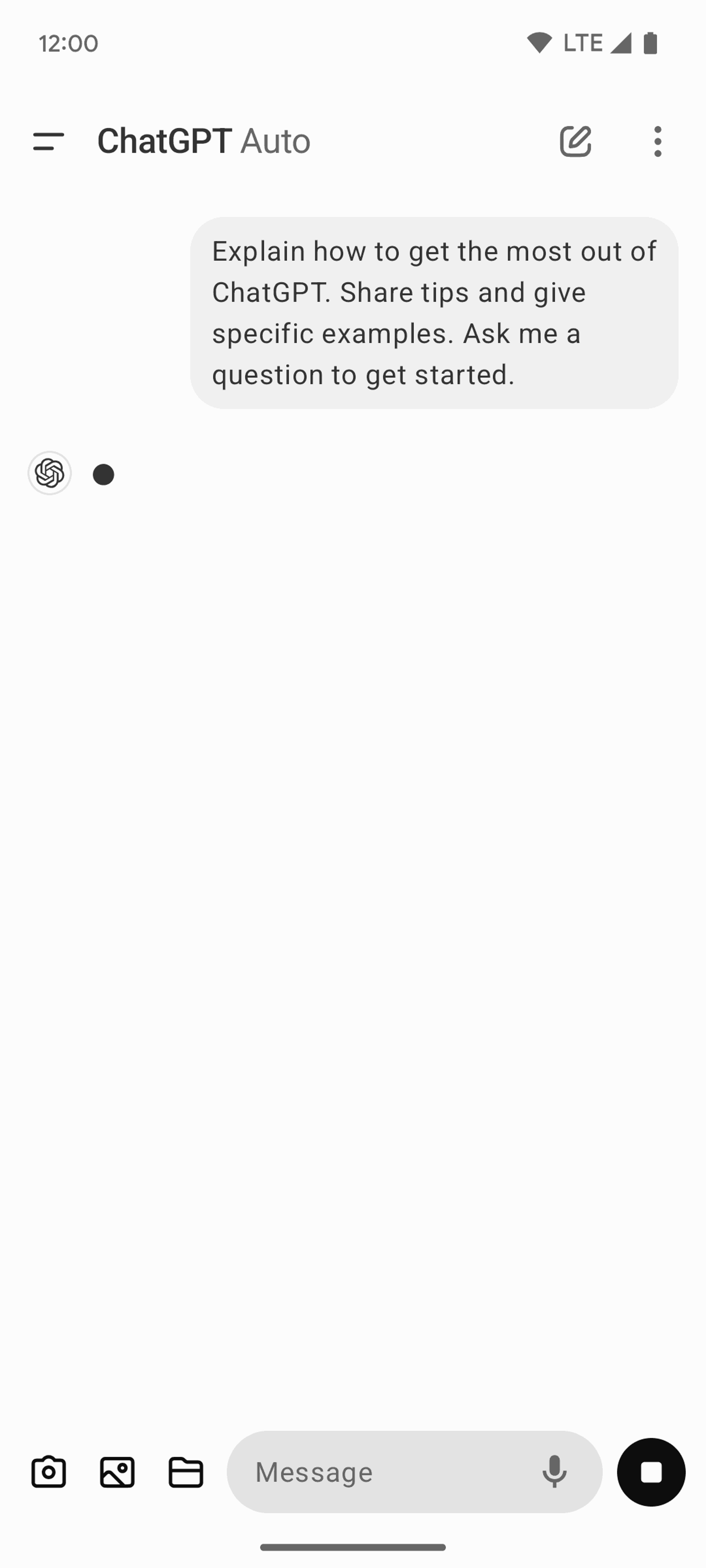 ChatGPT Android AI interface screenshot 14