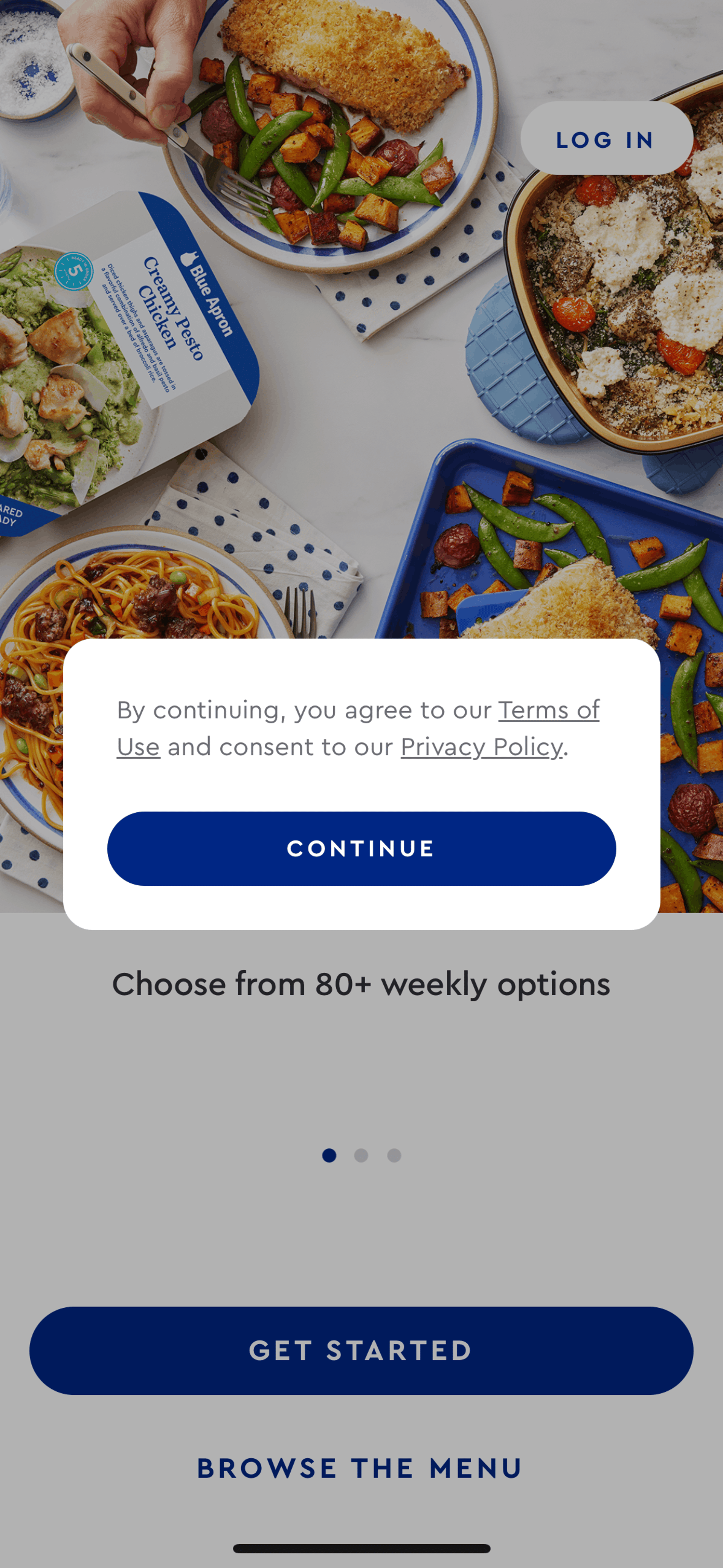 Blue Apron iOS Shopping interface screenshot 3