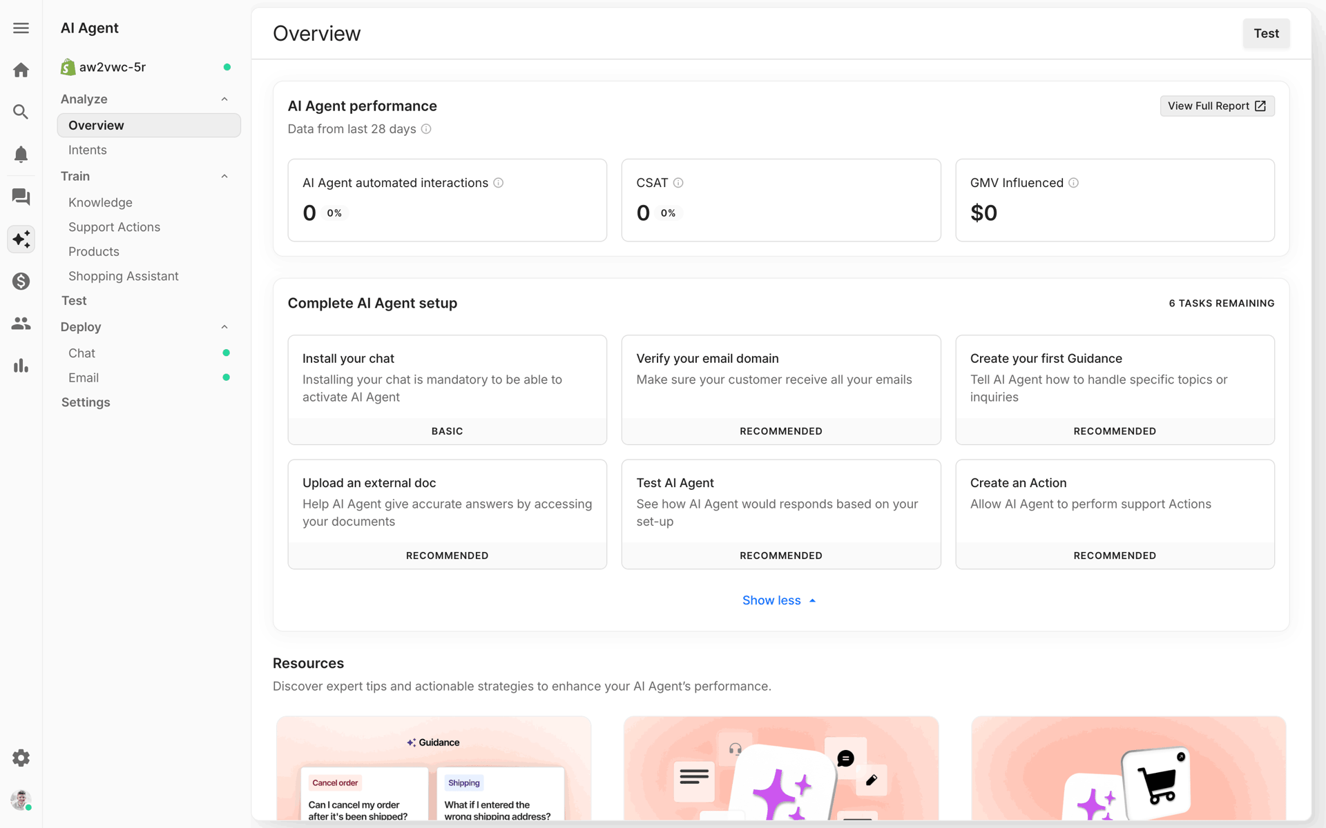 Gorgias Web Business interface screenshot 19