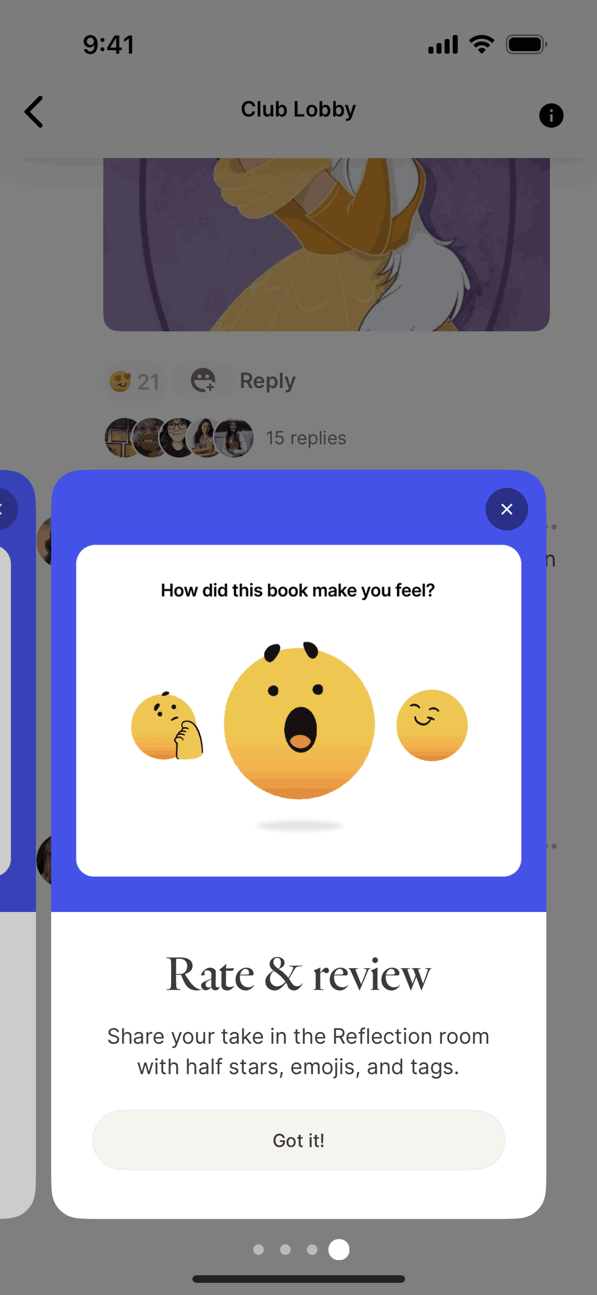 Fable iOS Social Networking interface screenshot 15