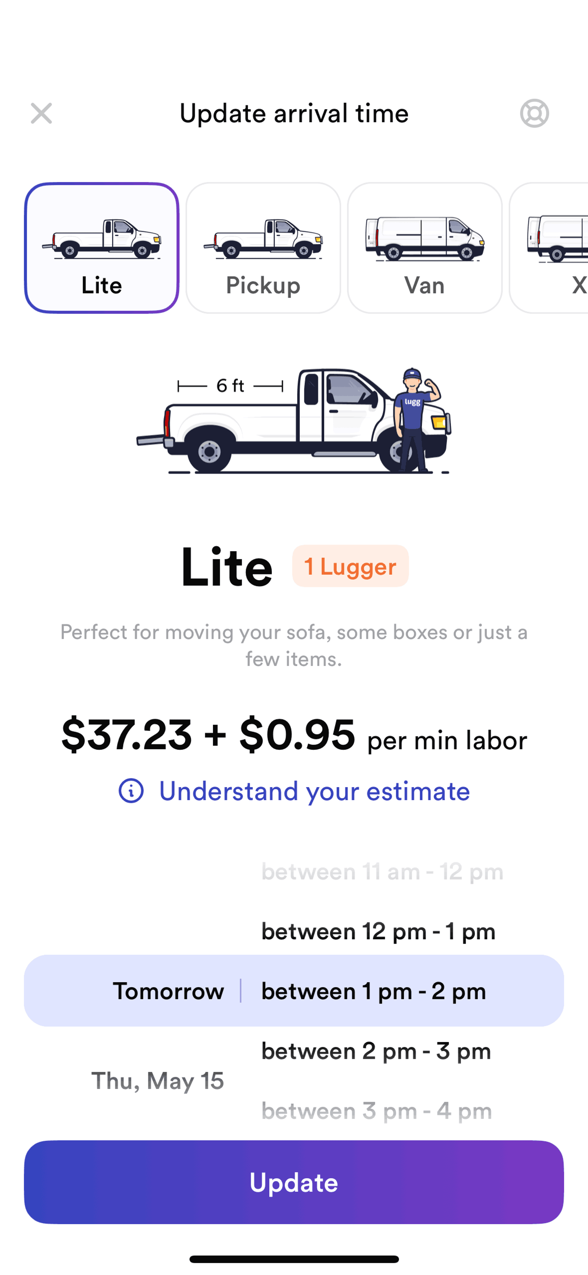 Lugg iOS Lifestyle interface screenshot 11
