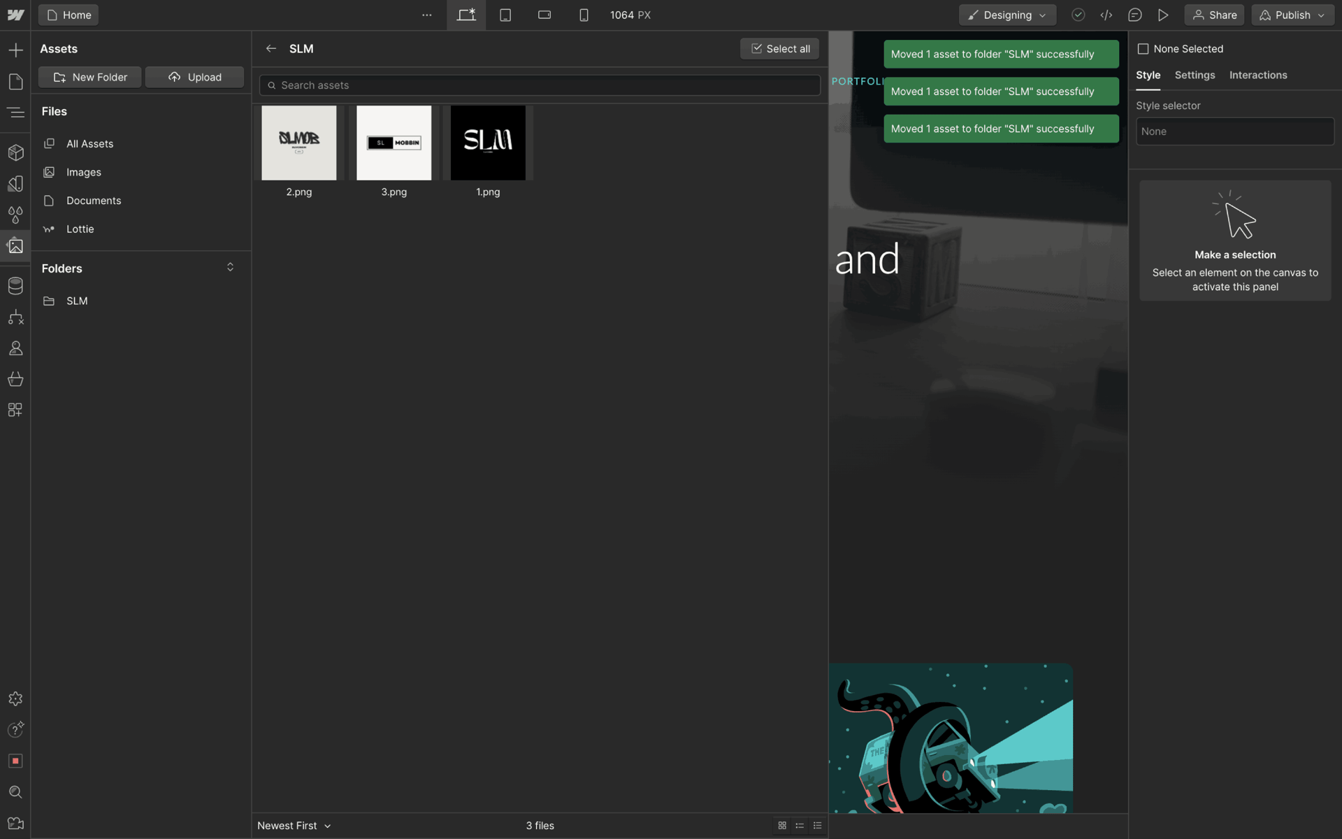 Webflow Web Productivity interface screenshot 14
