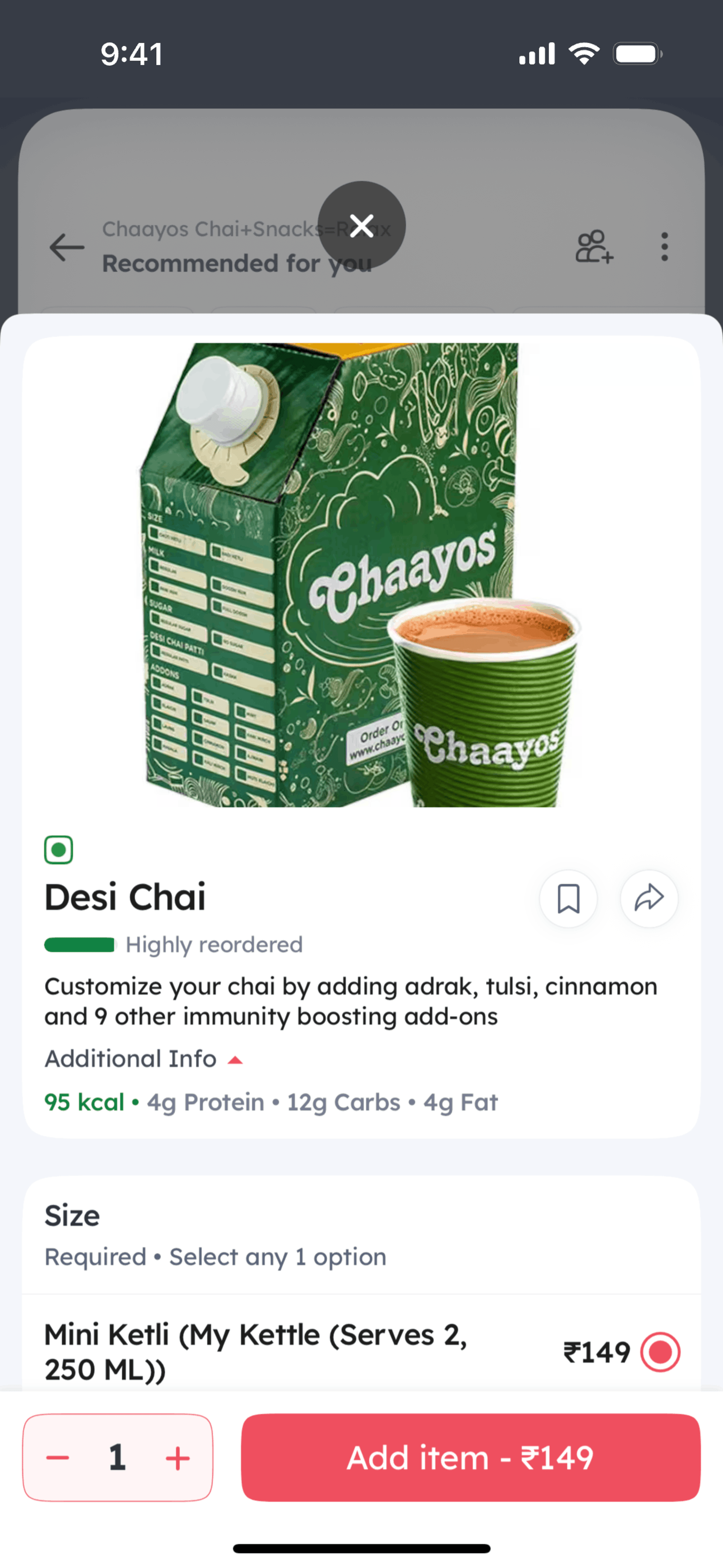 Zomato iOS Food & Drink interface screenshot 17