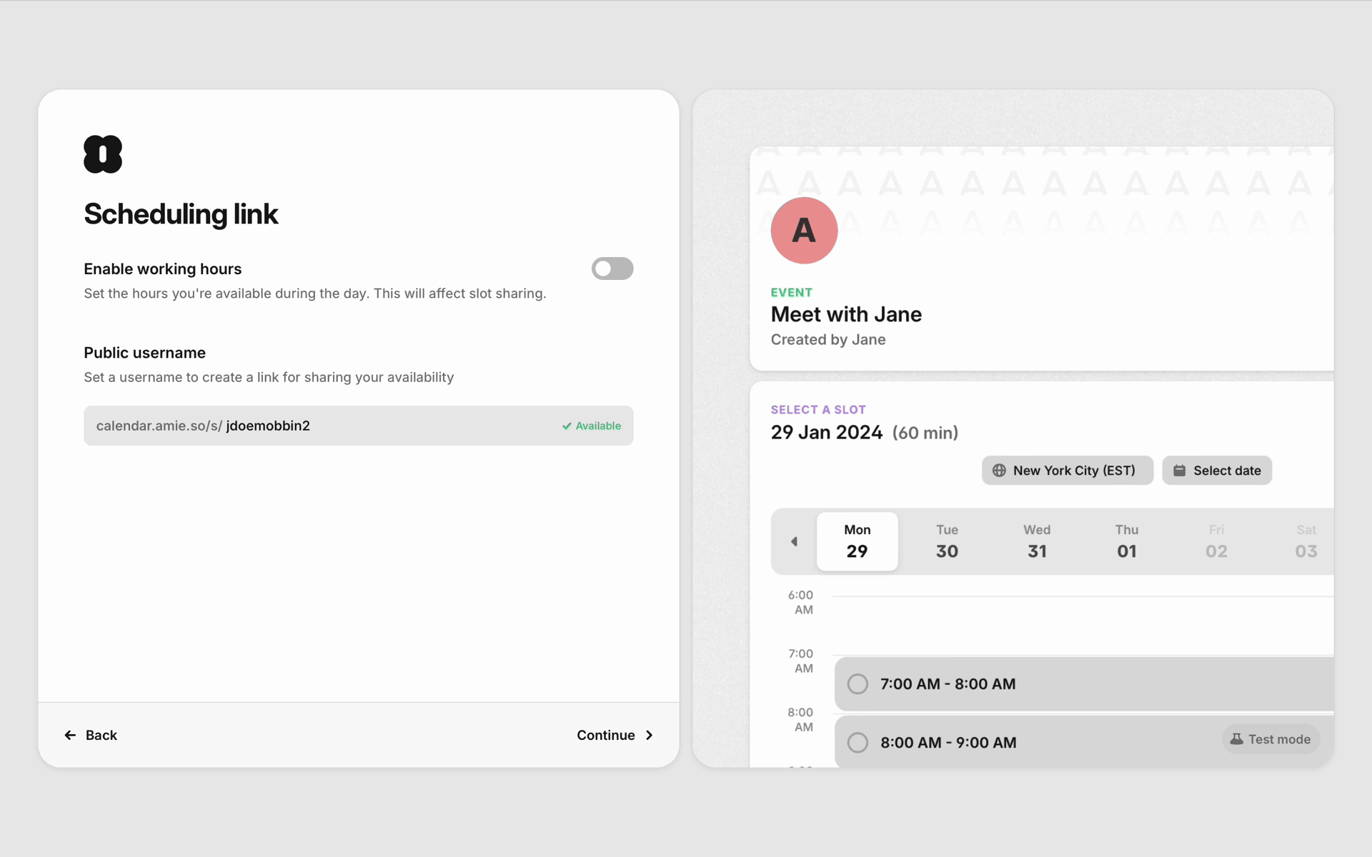 Amie Web AI interface screenshot 13
