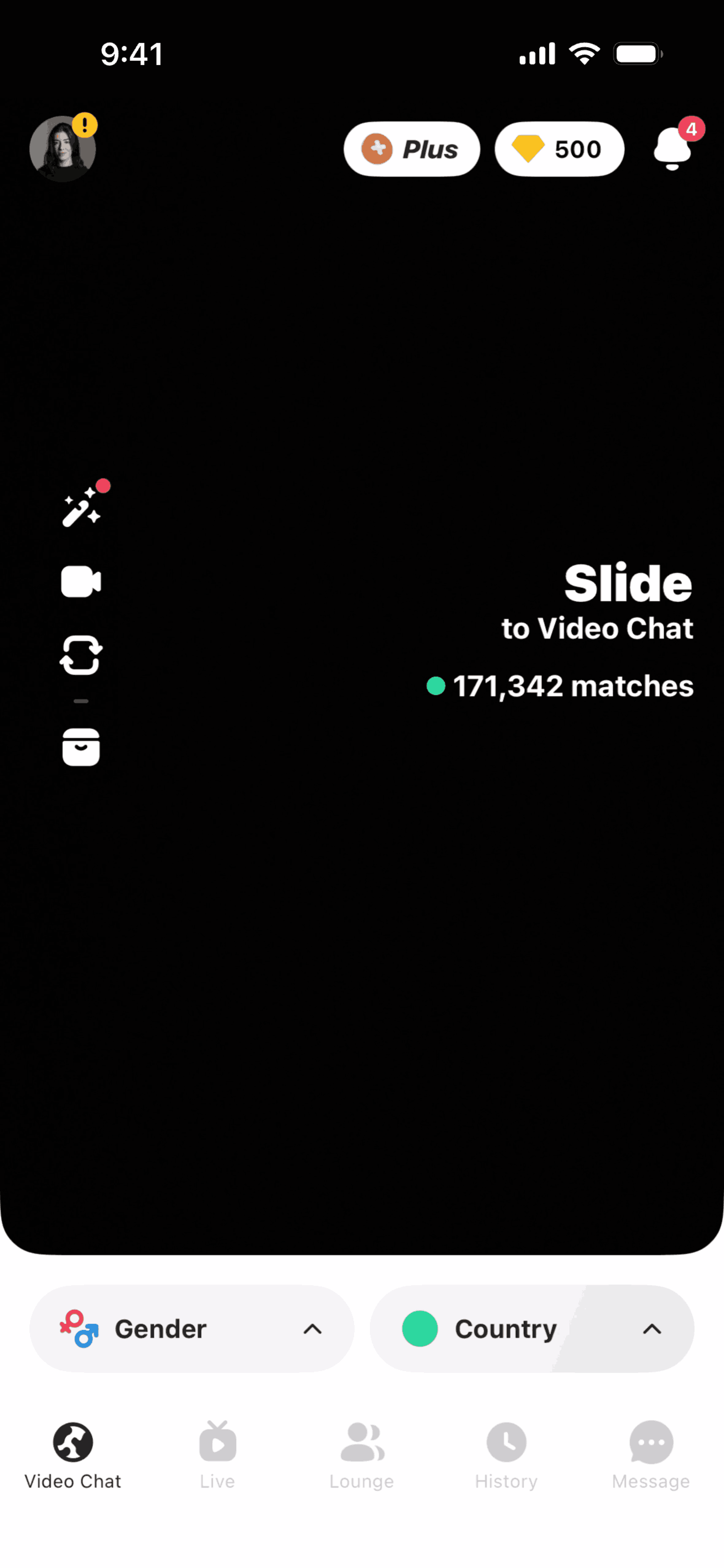 Azar iOS Social Networking interface screenshot 8