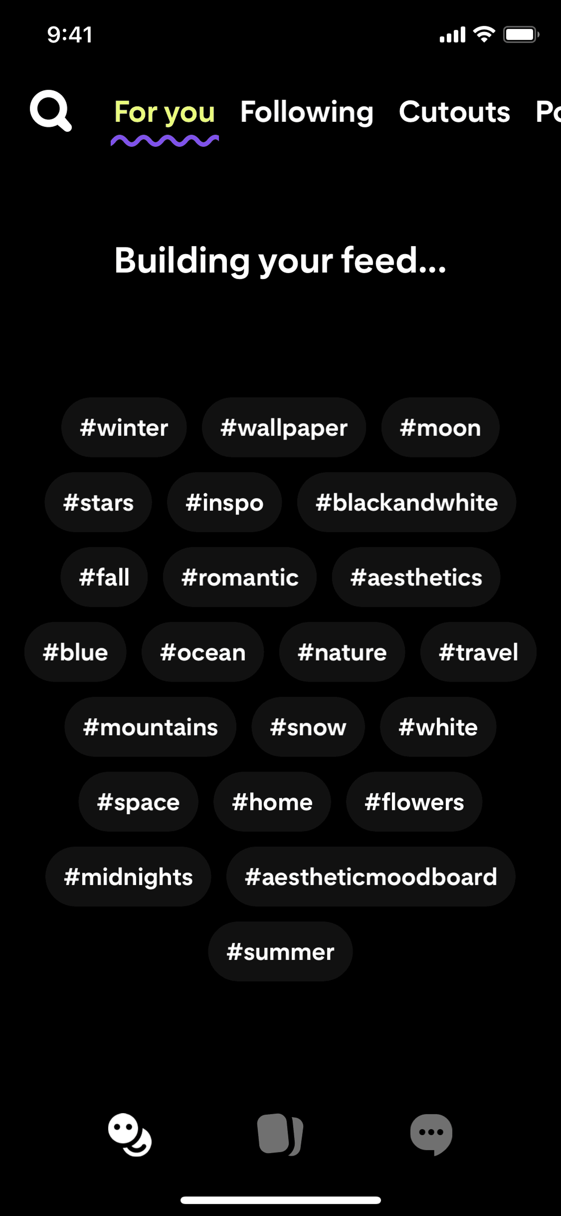 Shuffles by Pinterest iOS Photo & Video interface screenshot 23