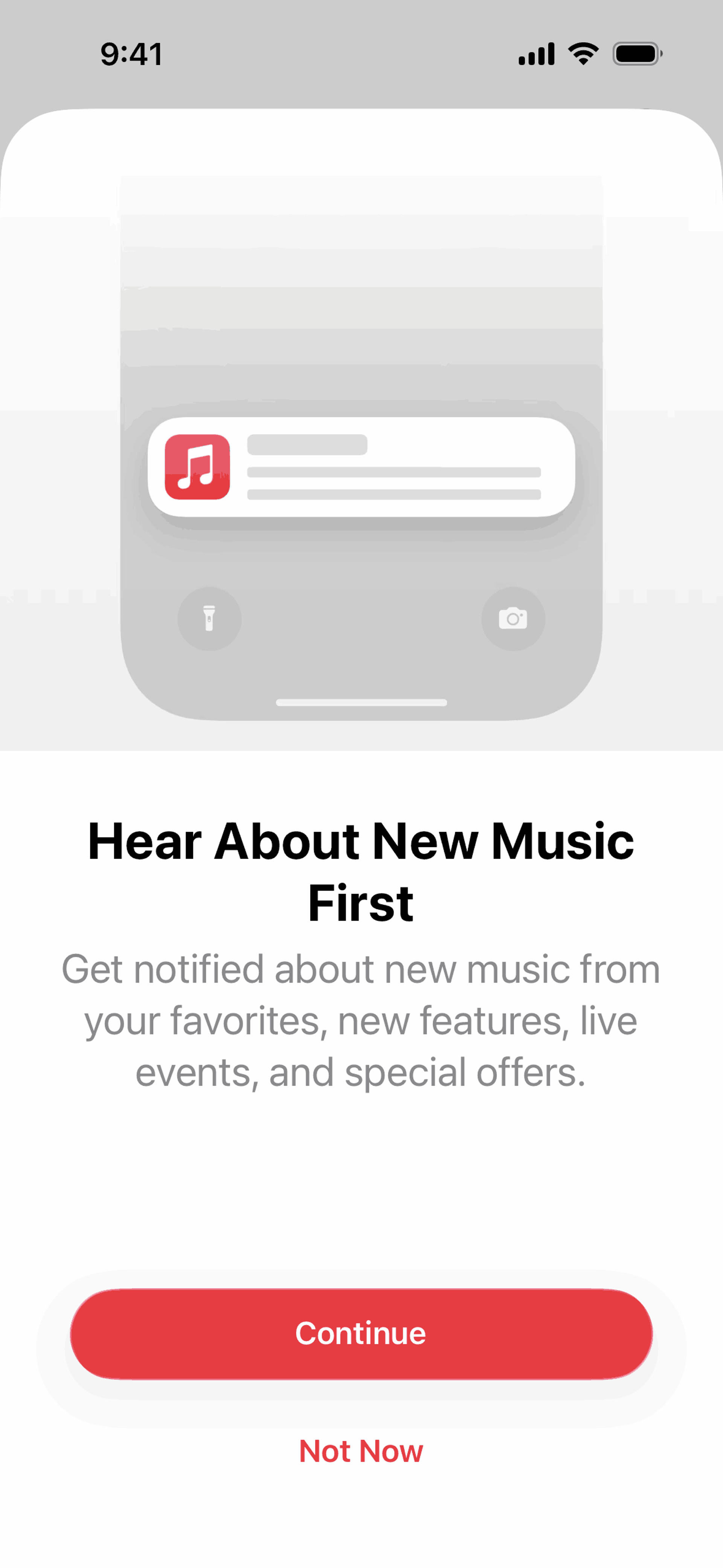 Apple Music iOS Music & Audio interface screenshot 3