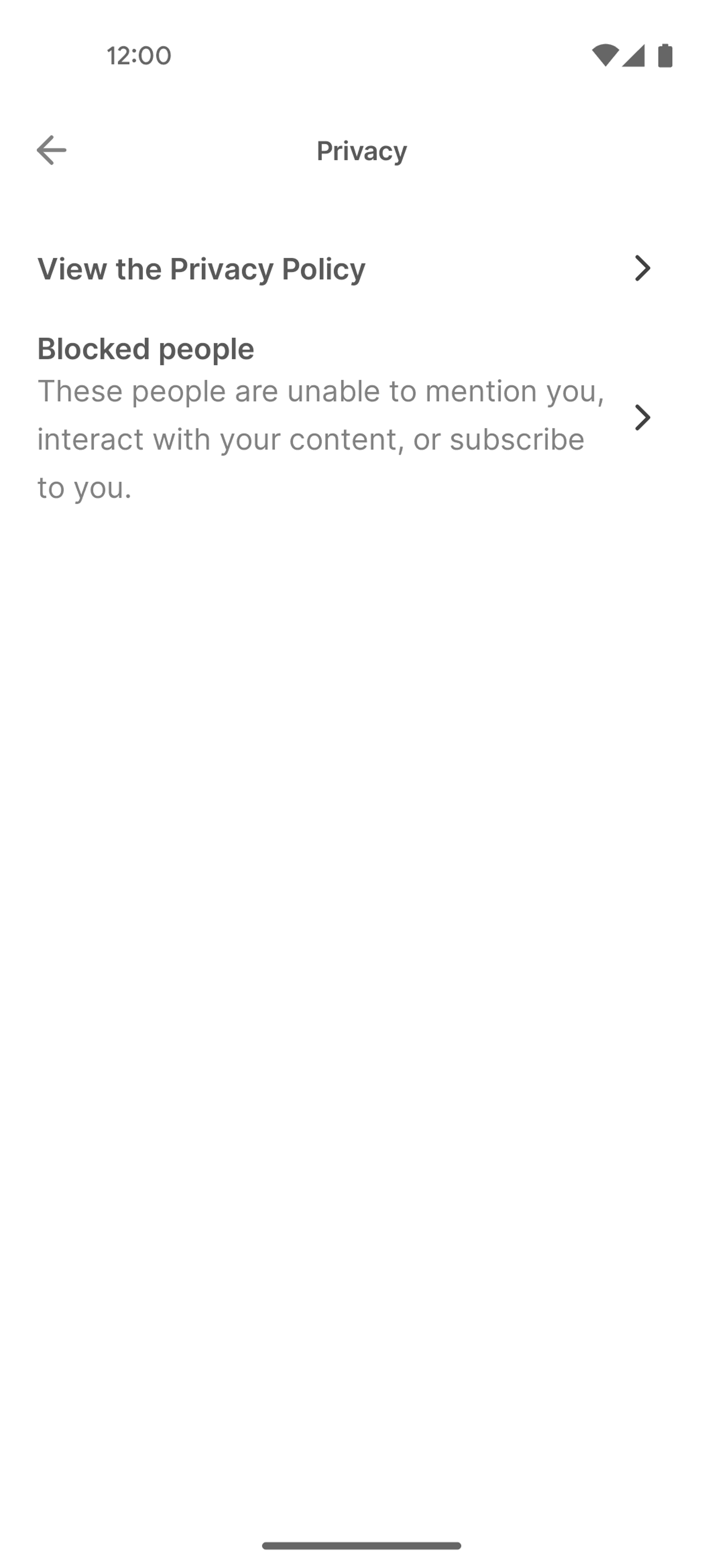 Substack Android News interface screenshot 19