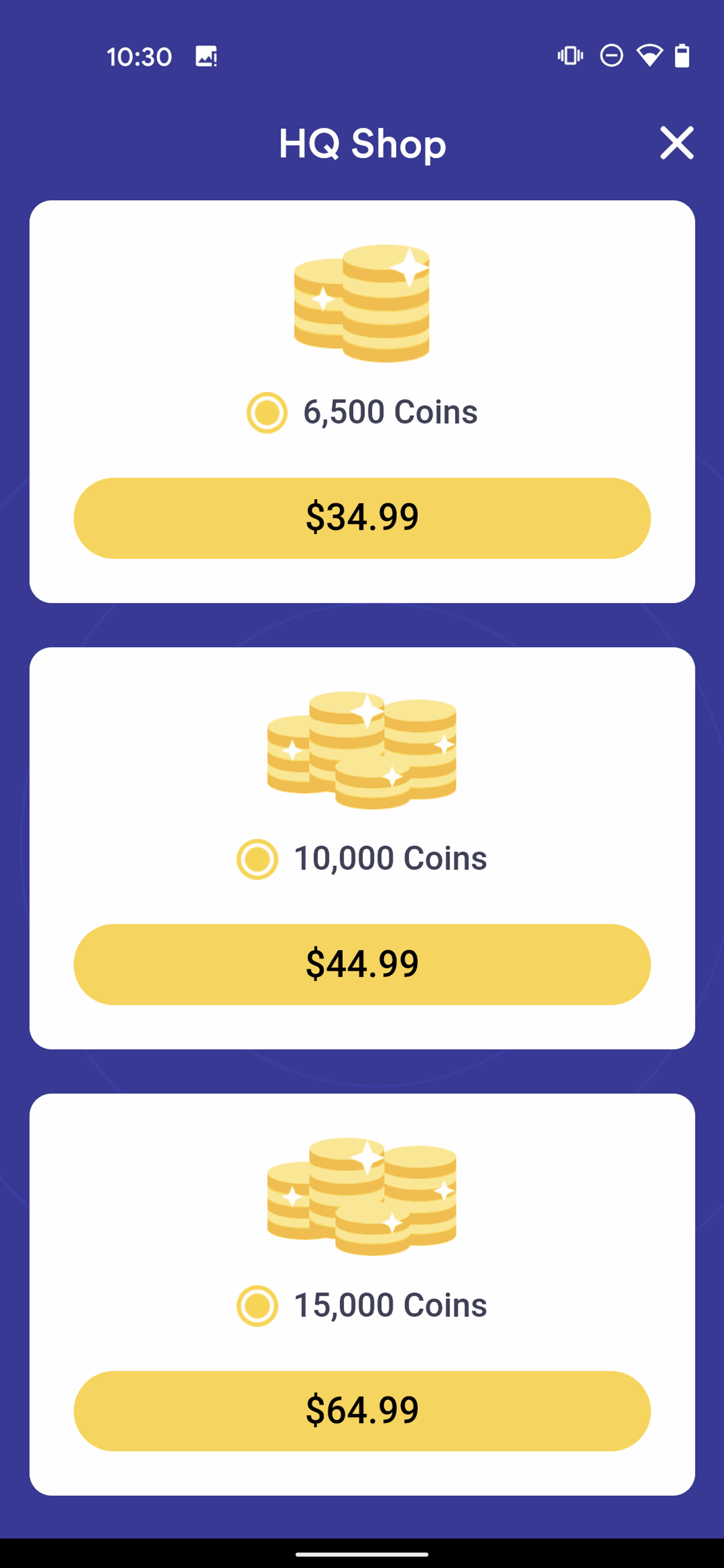 HQ Trivia Android Entertainment interface screenshot 11