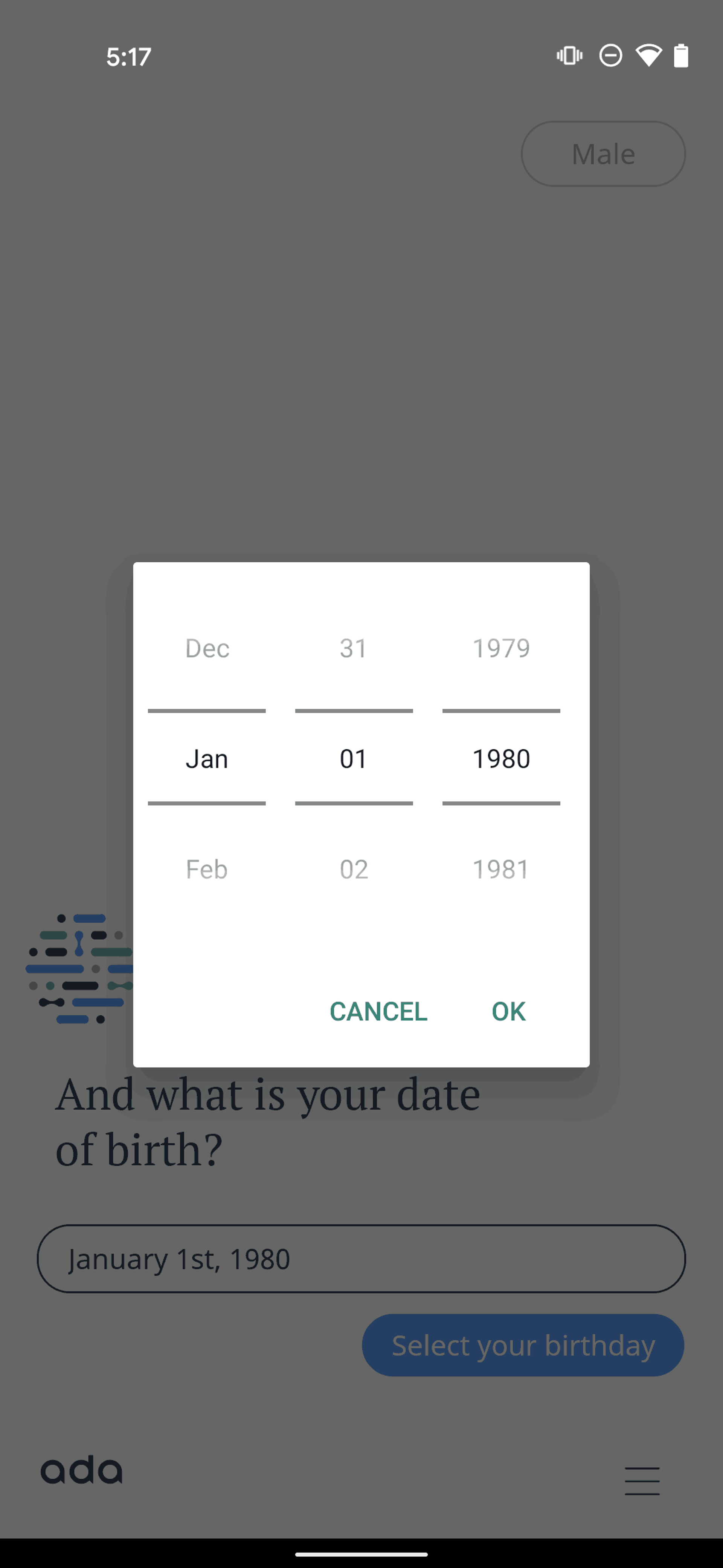 Ada Android Medical interface screenshot 23