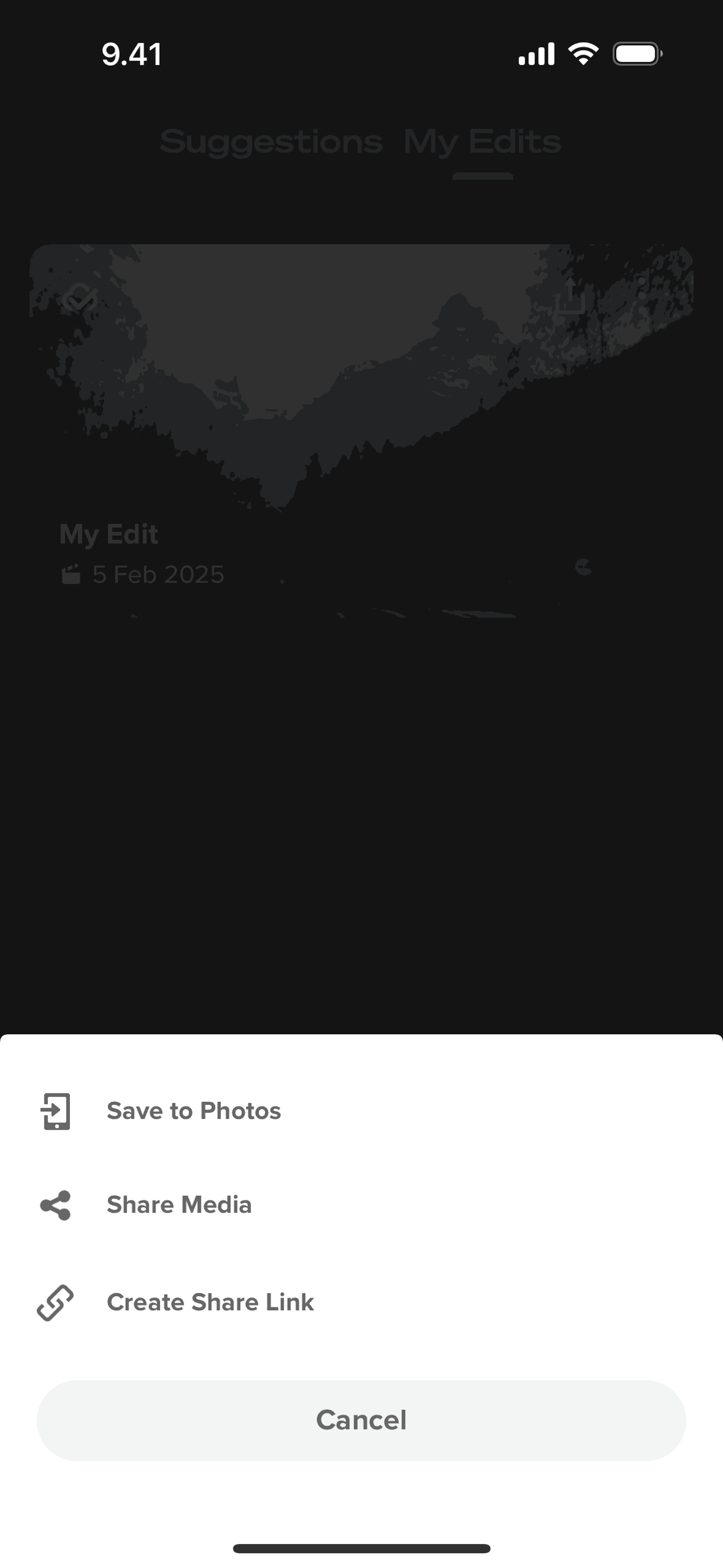 GoPro Quik iOS Photo & Video interface screenshot 9