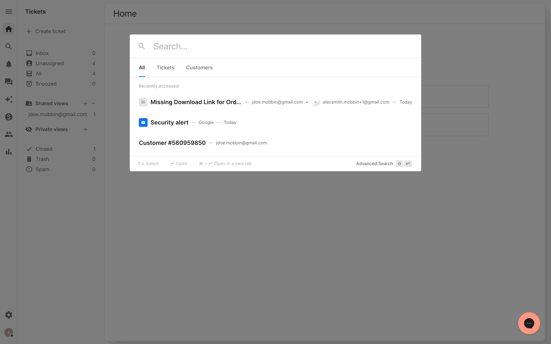 Gorgias Web Business interface screenshot 12