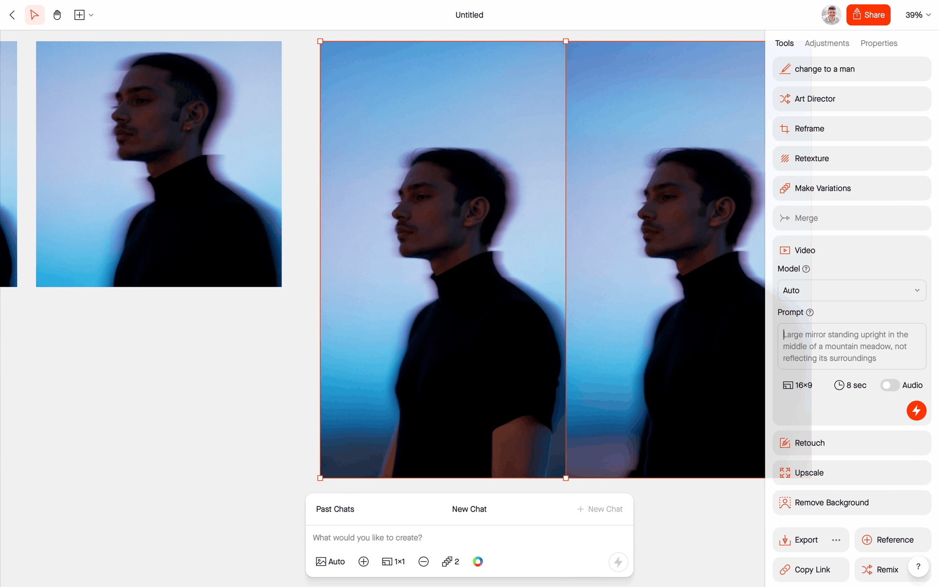 Visual Electric Web AI interface screenshot 2