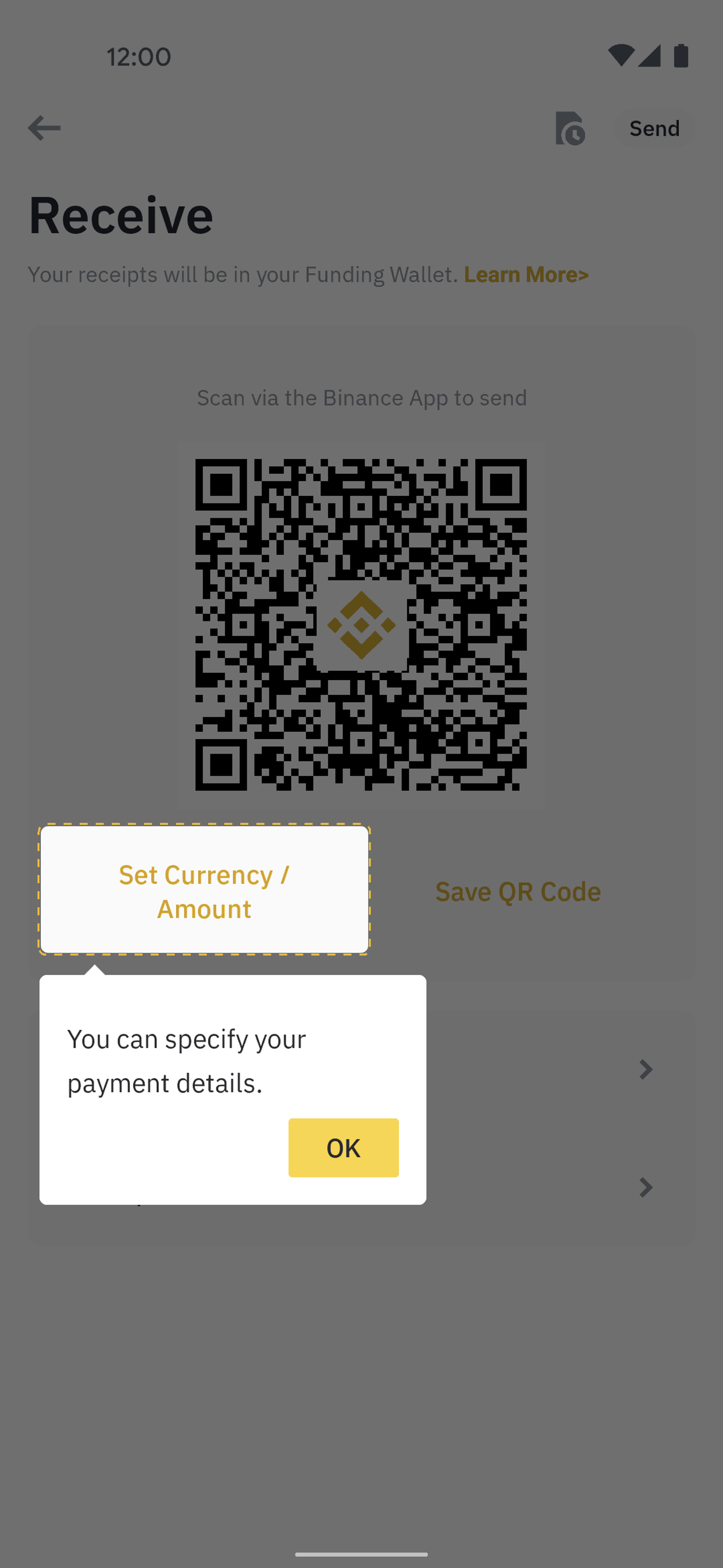 Binance Android Finance interface screenshot 22