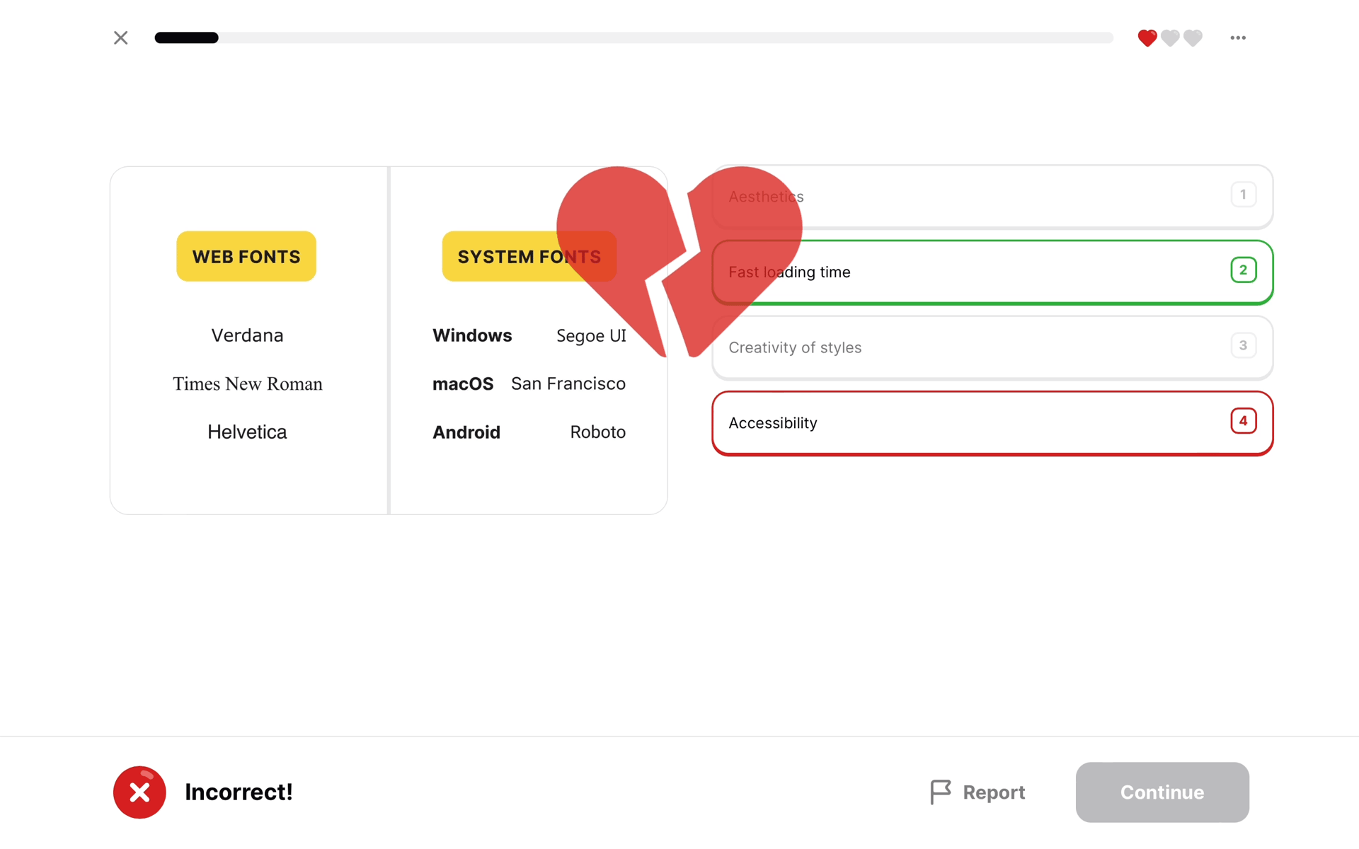 Uxcel Web Education interface screenshot 19