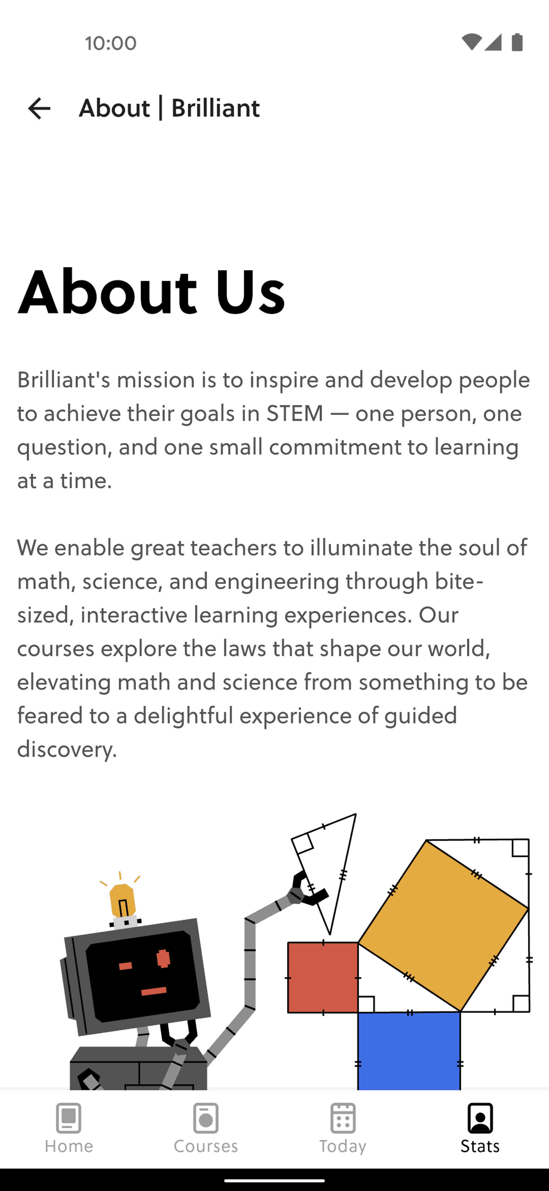 Brilliant Android Education interface screenshot 11