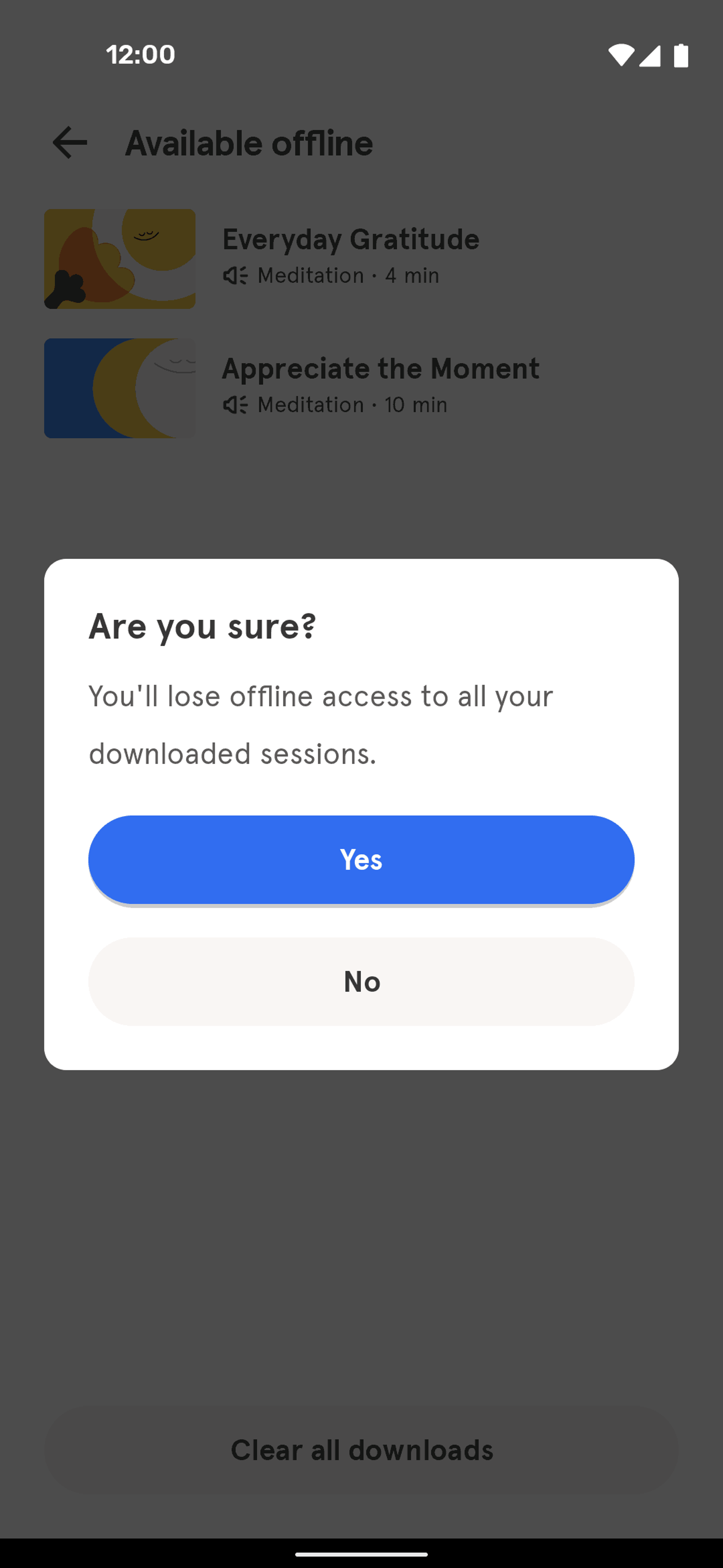 Headspace Android Health & Fitness interface screenshot 24