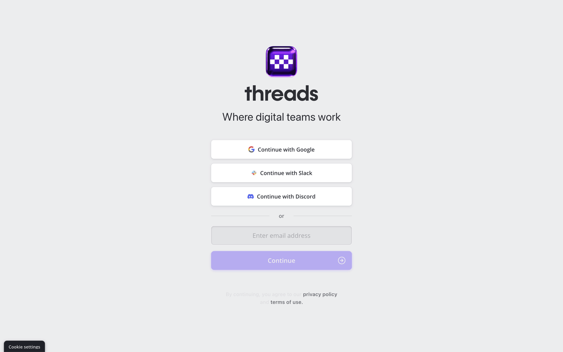 Threads Web Business interface screenshot 10