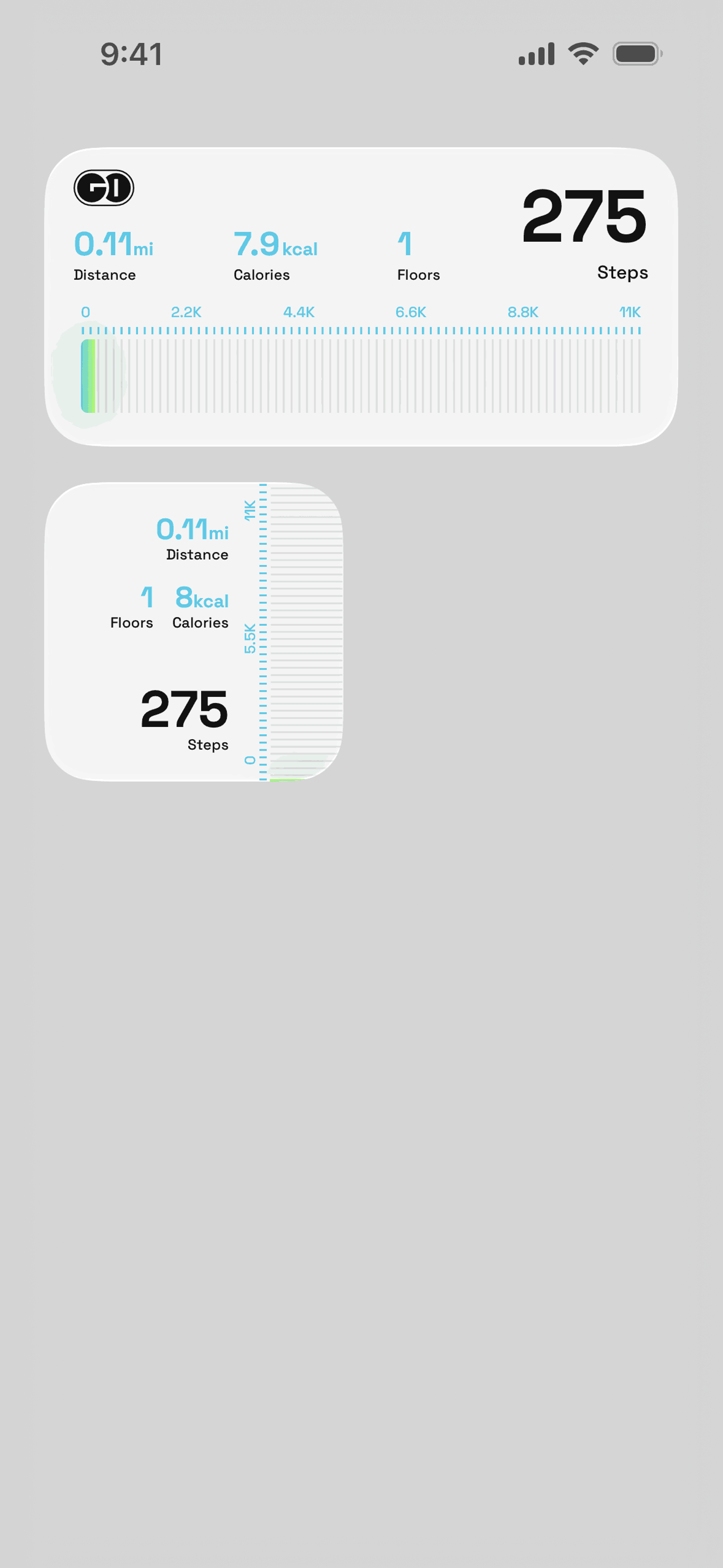 GO Club iOS Health & Fitness interface screenshot 16