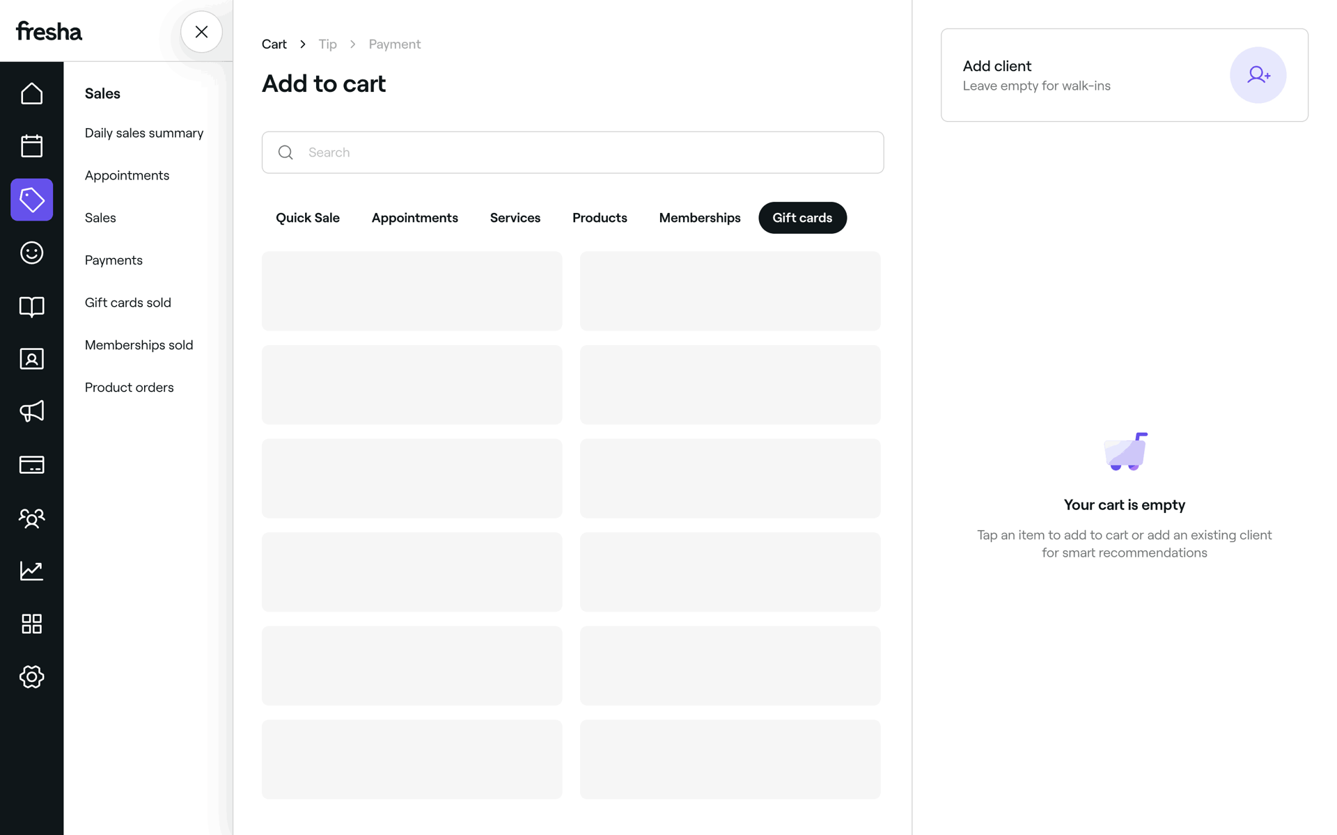 Fresha Web Business interface screenshot 20