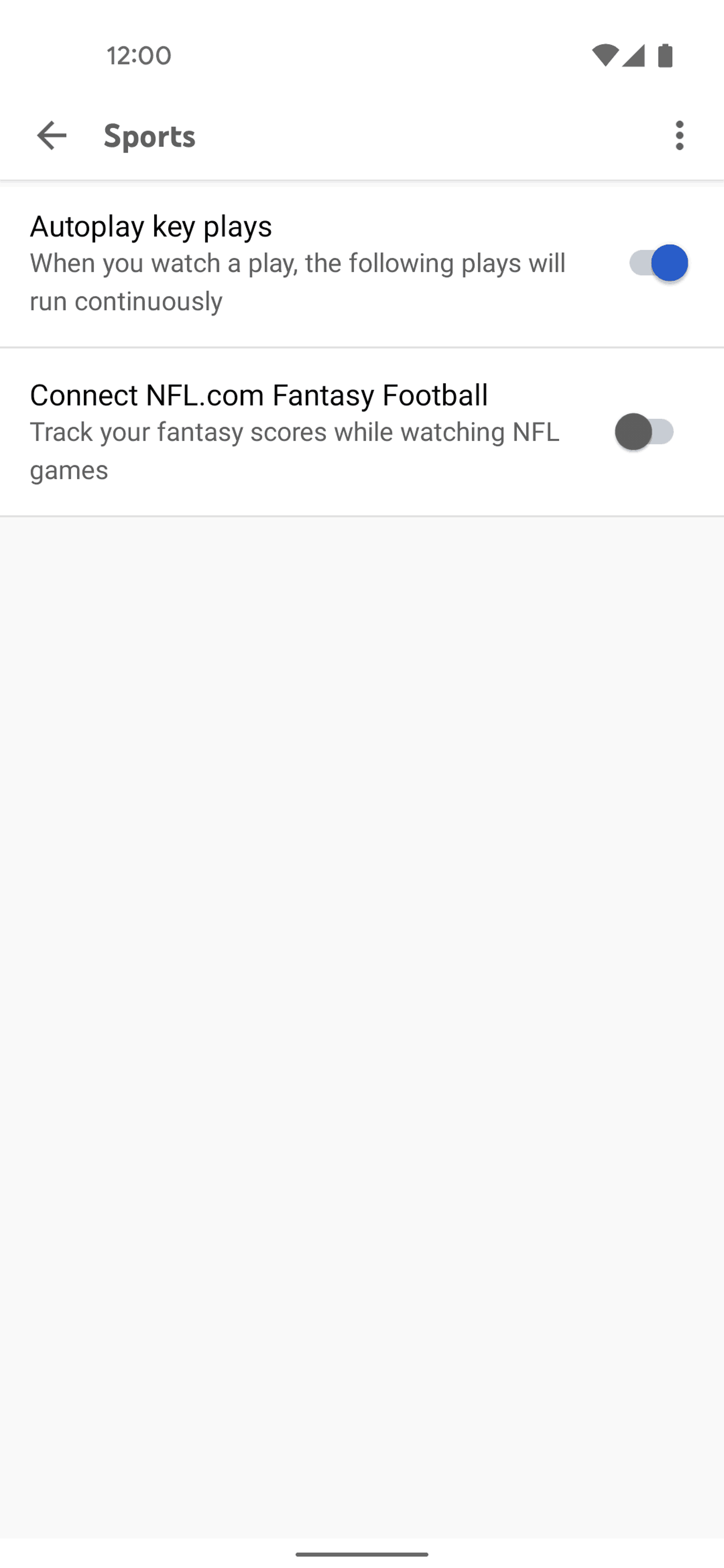 YouTube TV Android Entertainment interface screenshot 16