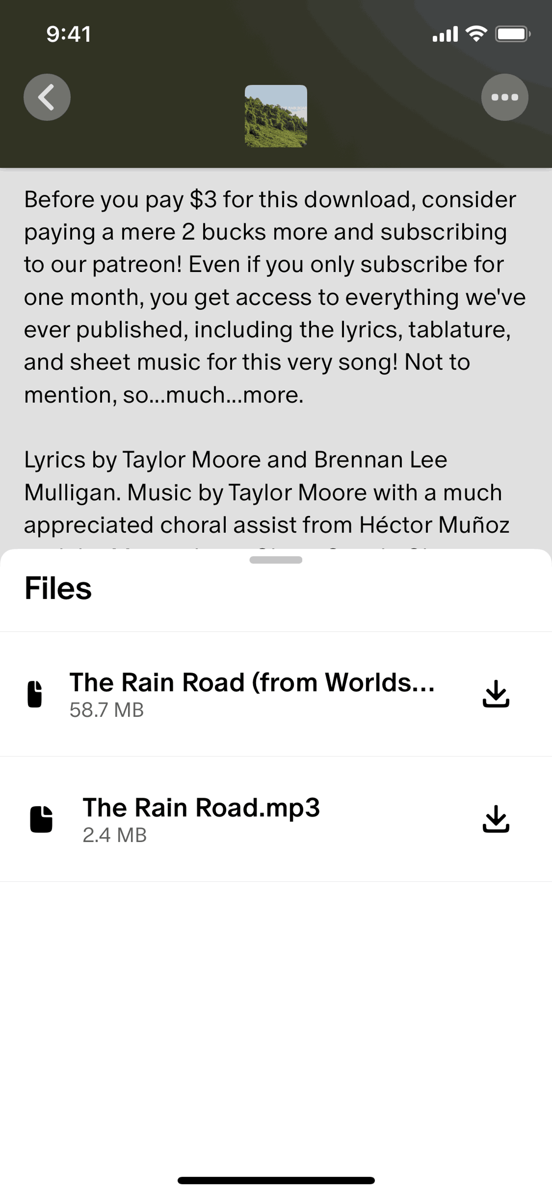 Patreon iOS Social Networking interface screenshot 6