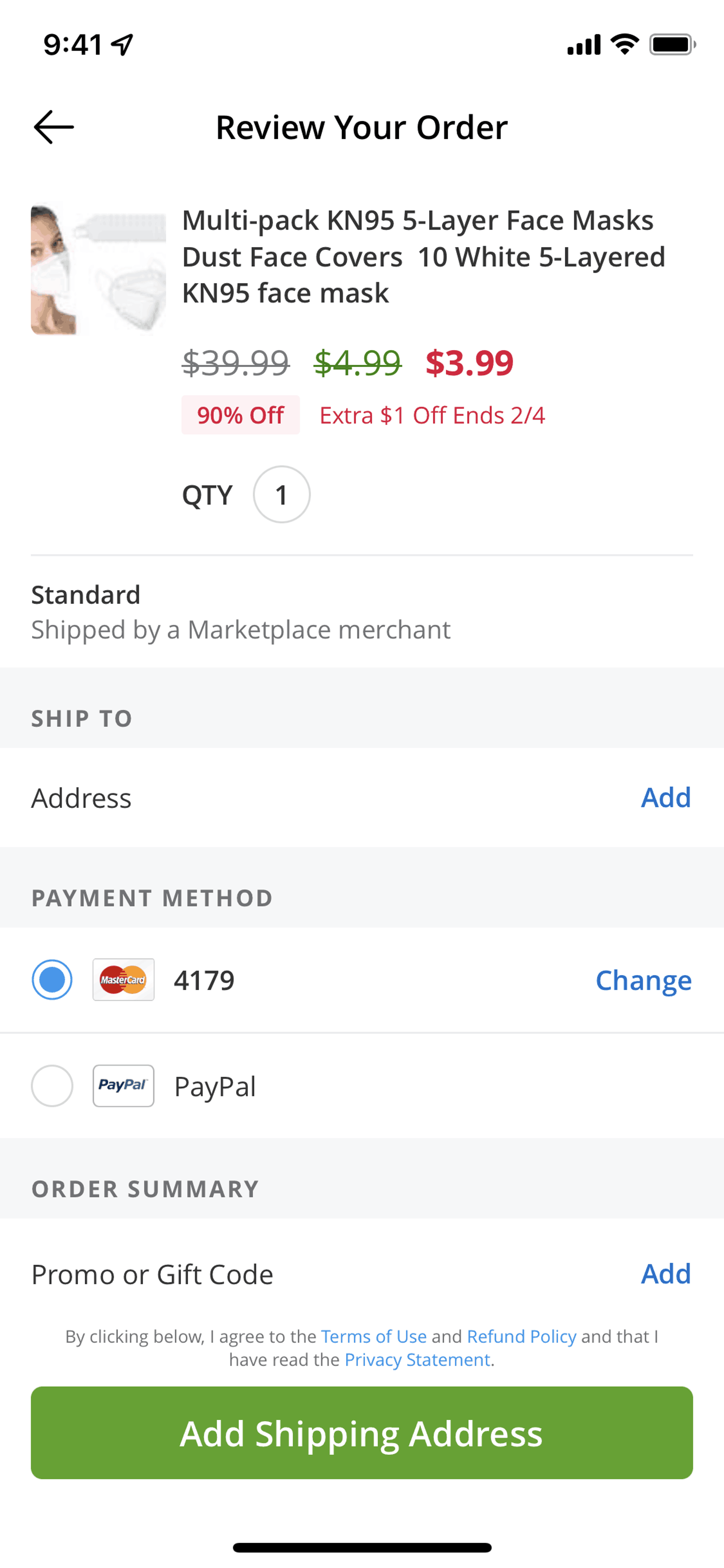 Groupon iOS Shopping interface screenshot 3