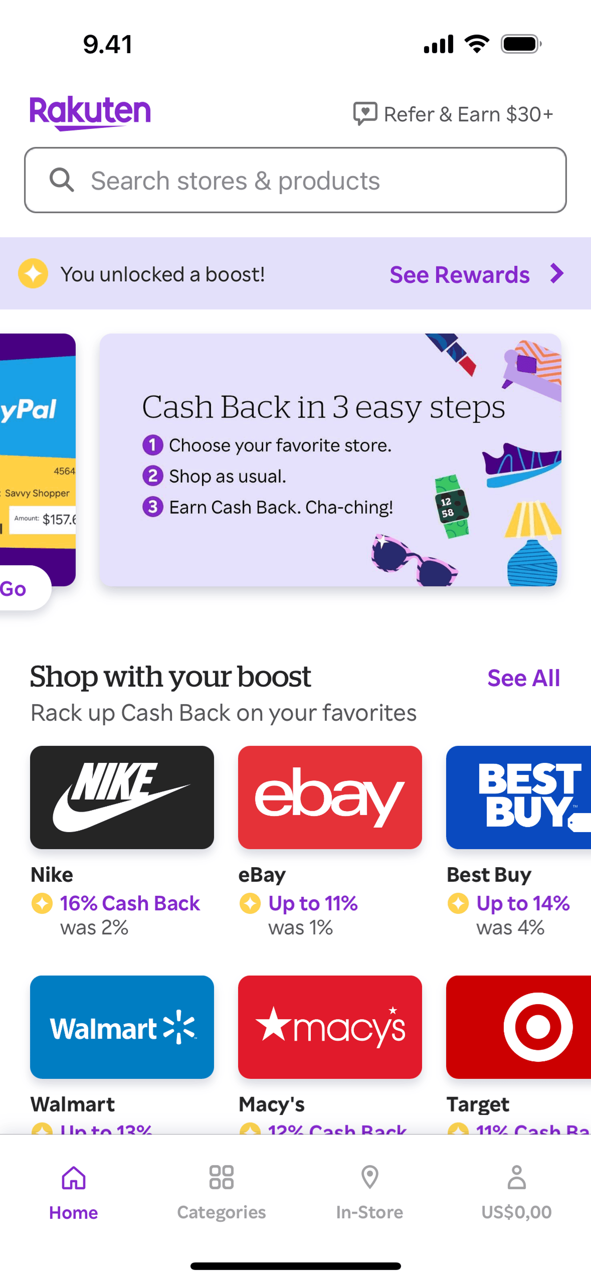 Rakuten iOS Shopping interface screenshot 18