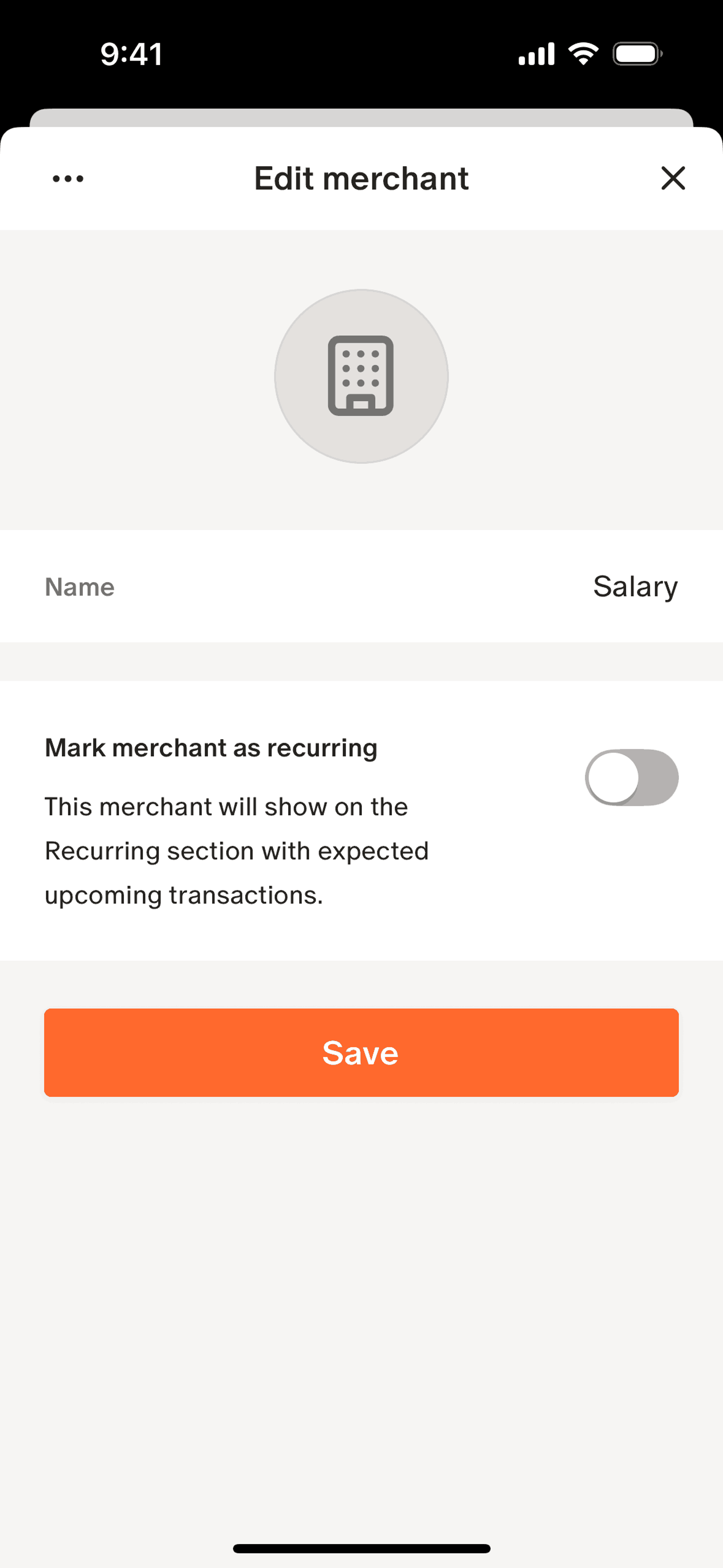Monarch iOS Finance interface screenshot 24