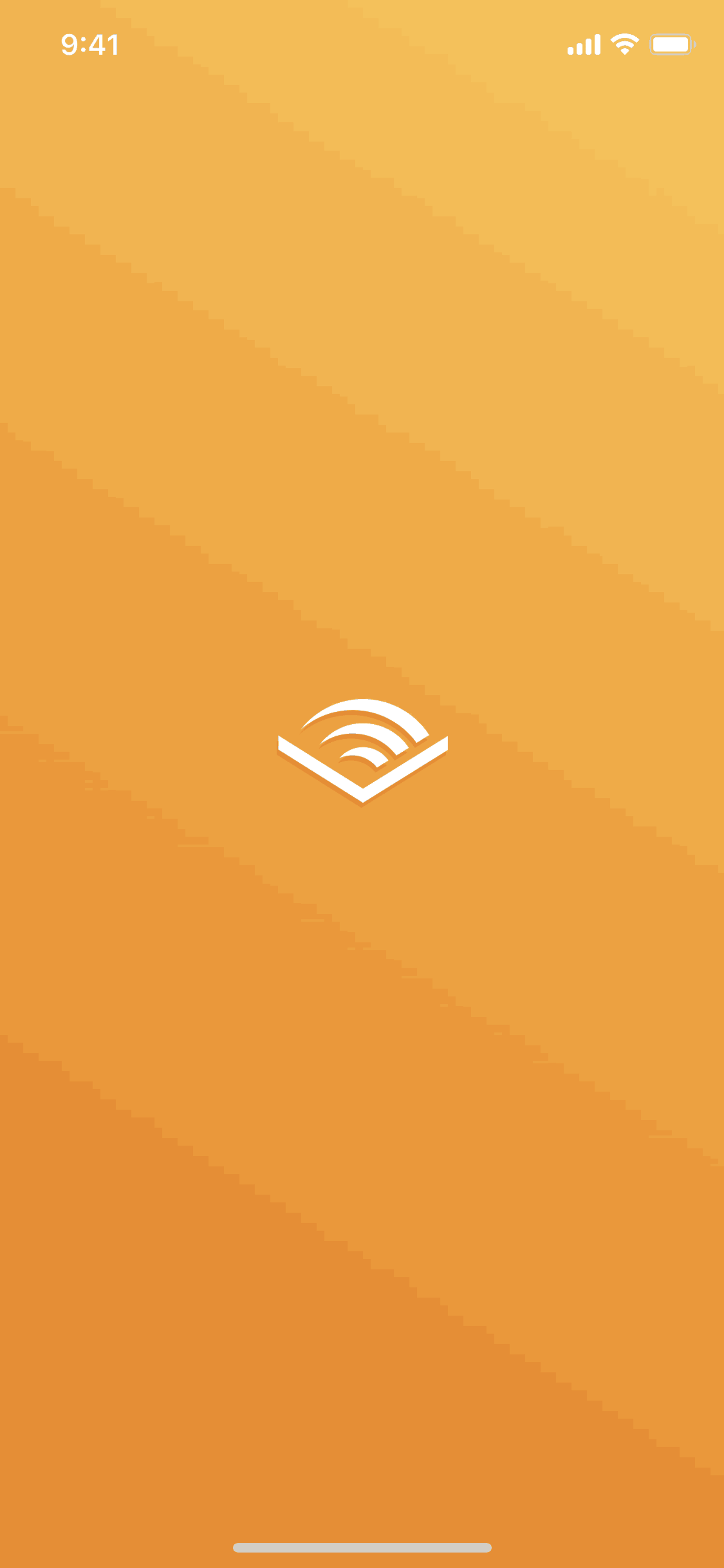Audible iOS Entertainment interface screenshot 1