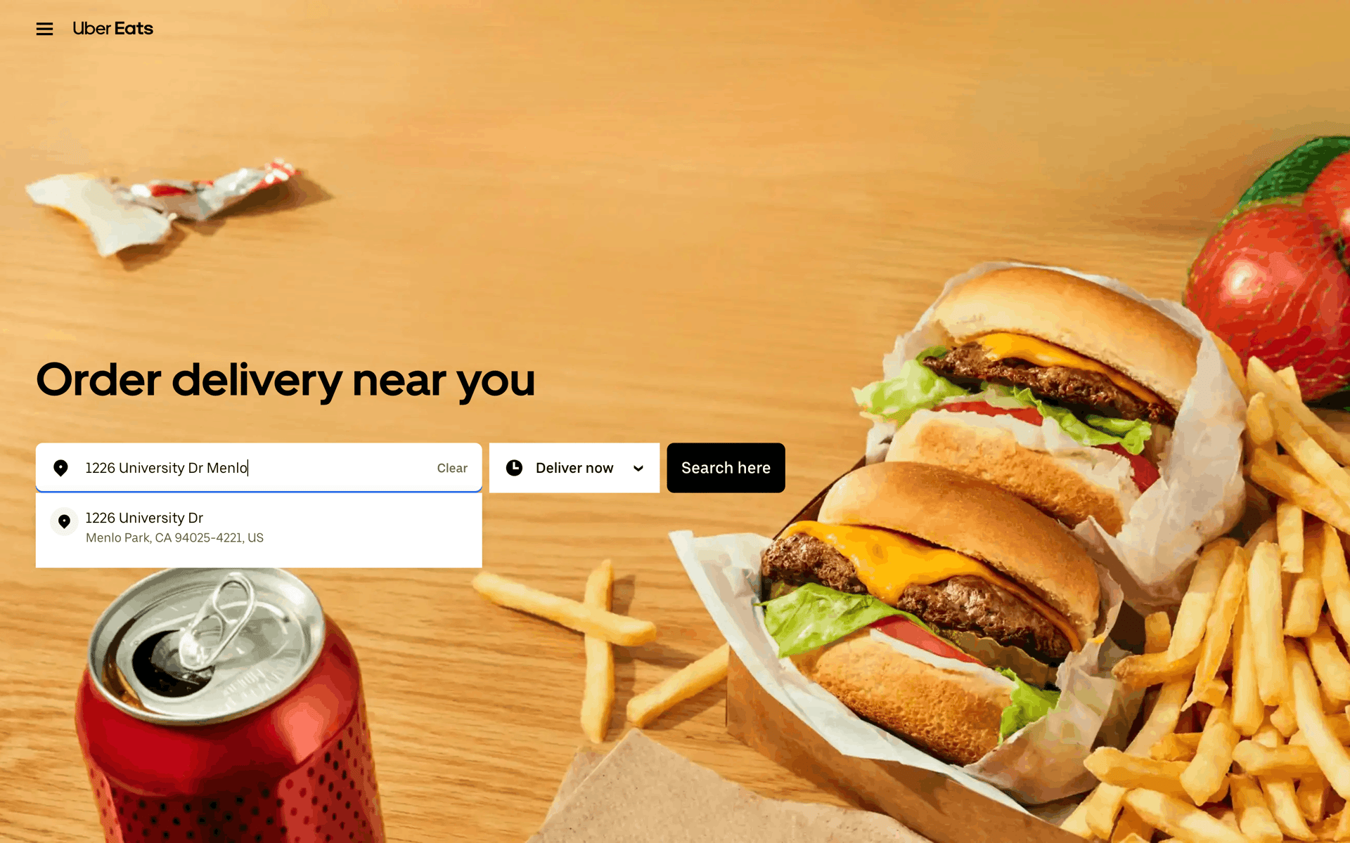 Uber Eats Web Food & Drink interface screenshot 18