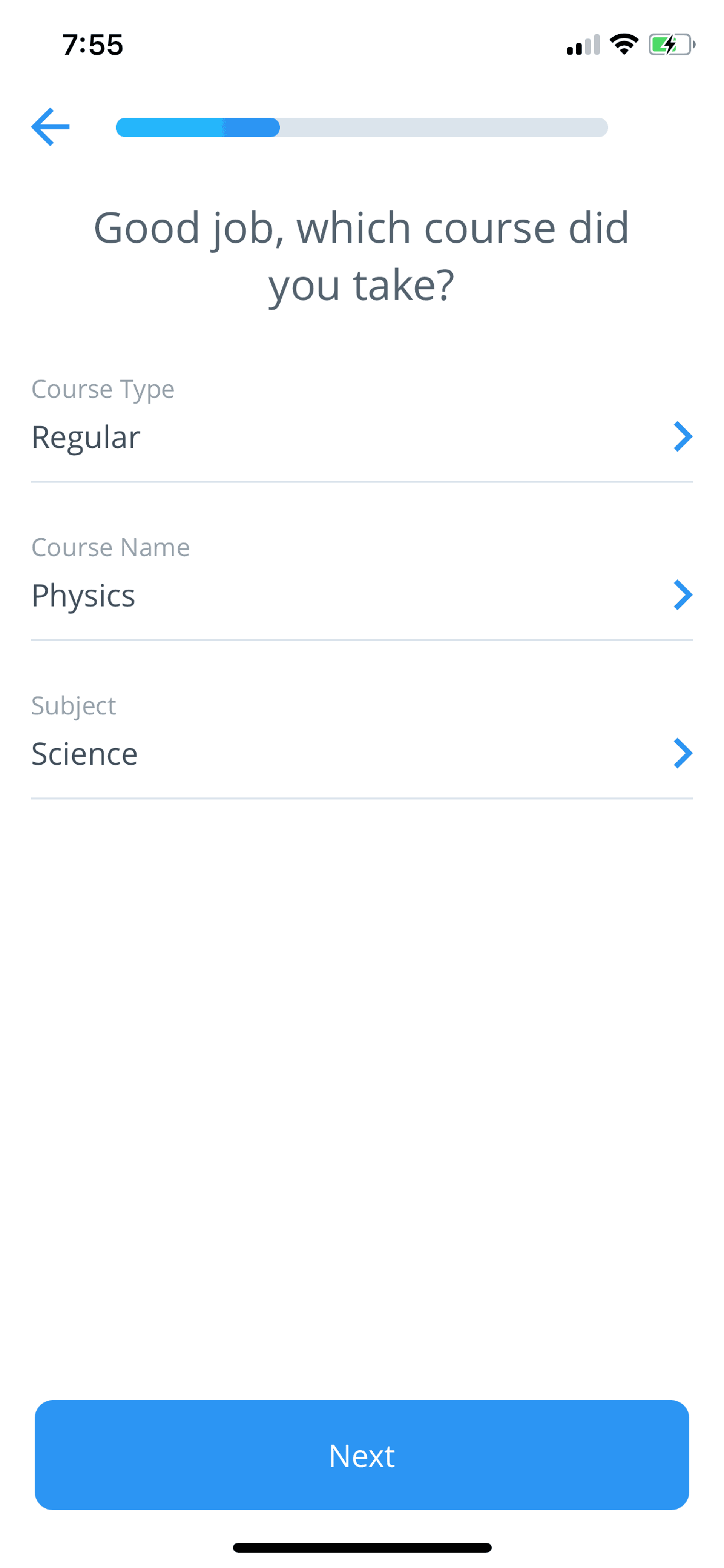 RaiseMe iOS Education interface screenshot 13