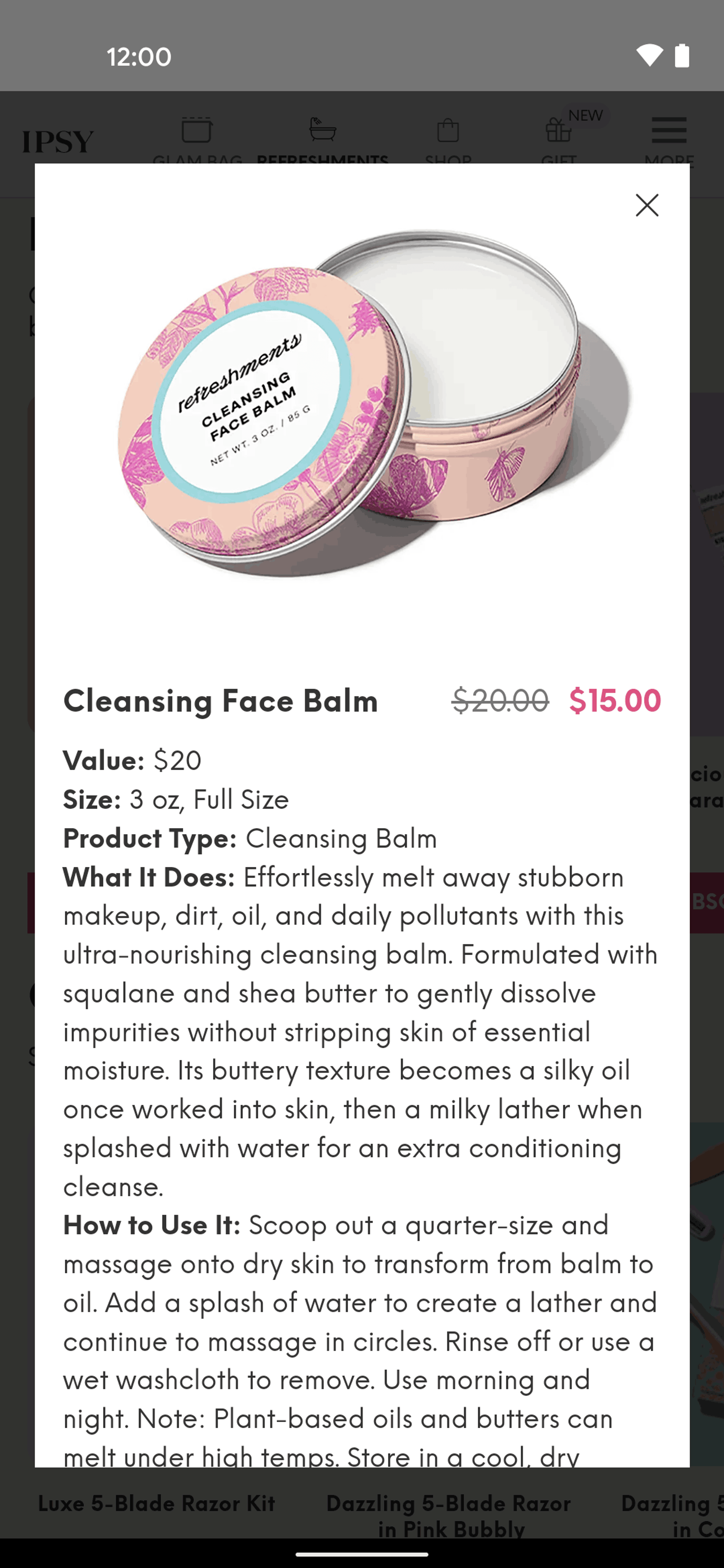 IPSY Android Shopping interface screenshot 11