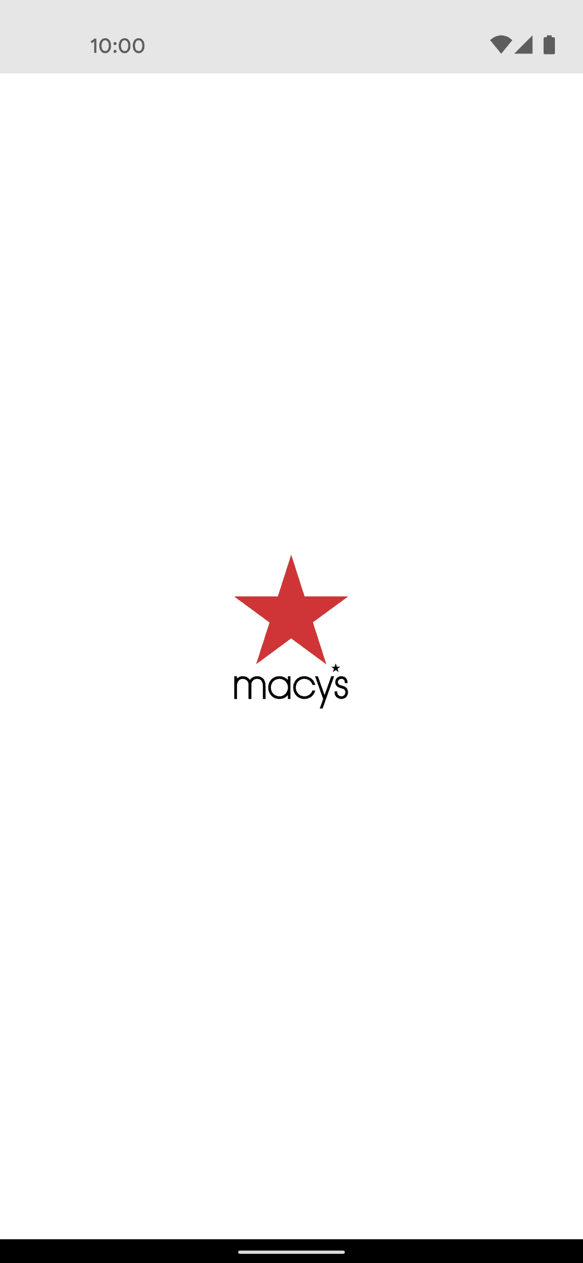 Macy's Android Shopping interface screenshot 1
