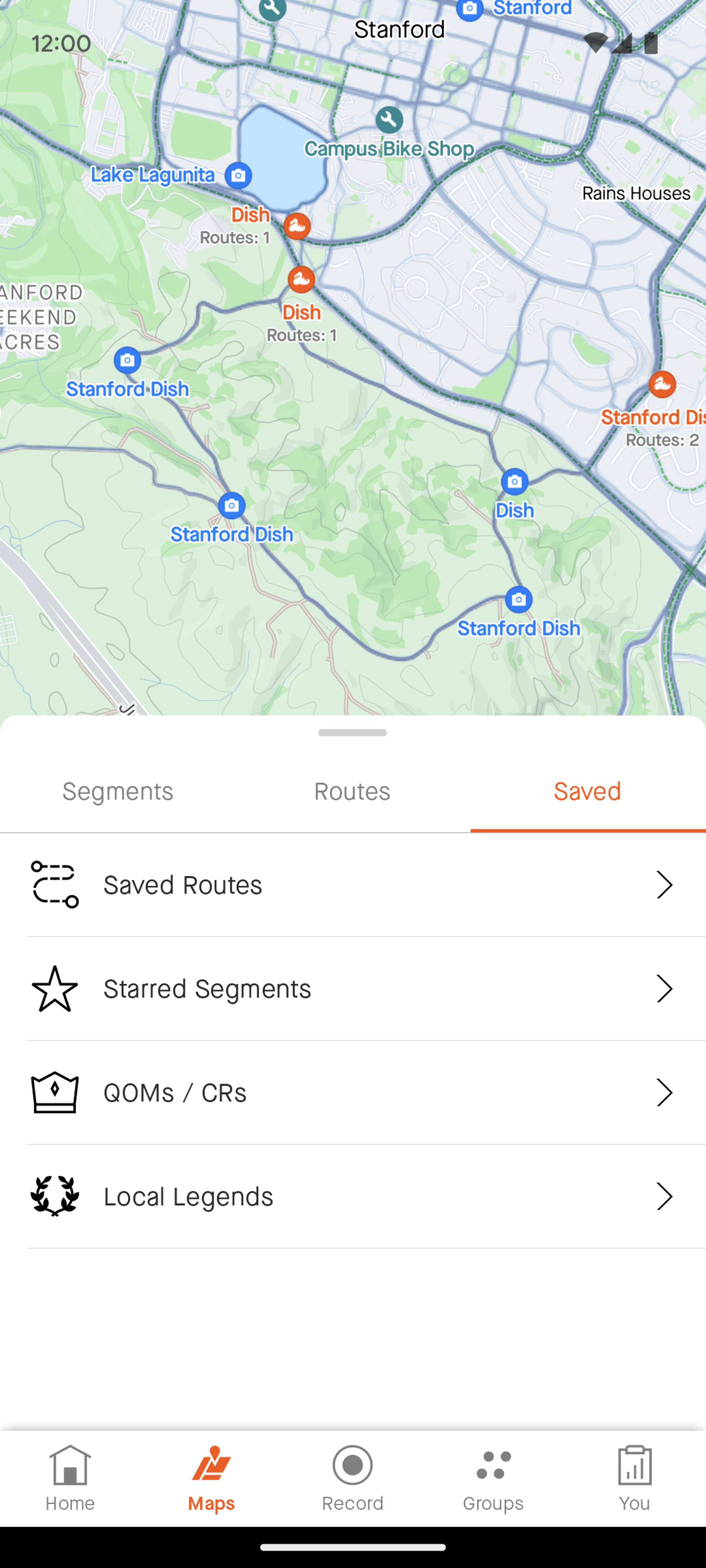 Strava Android Health & Fitness interface screenshot 9
