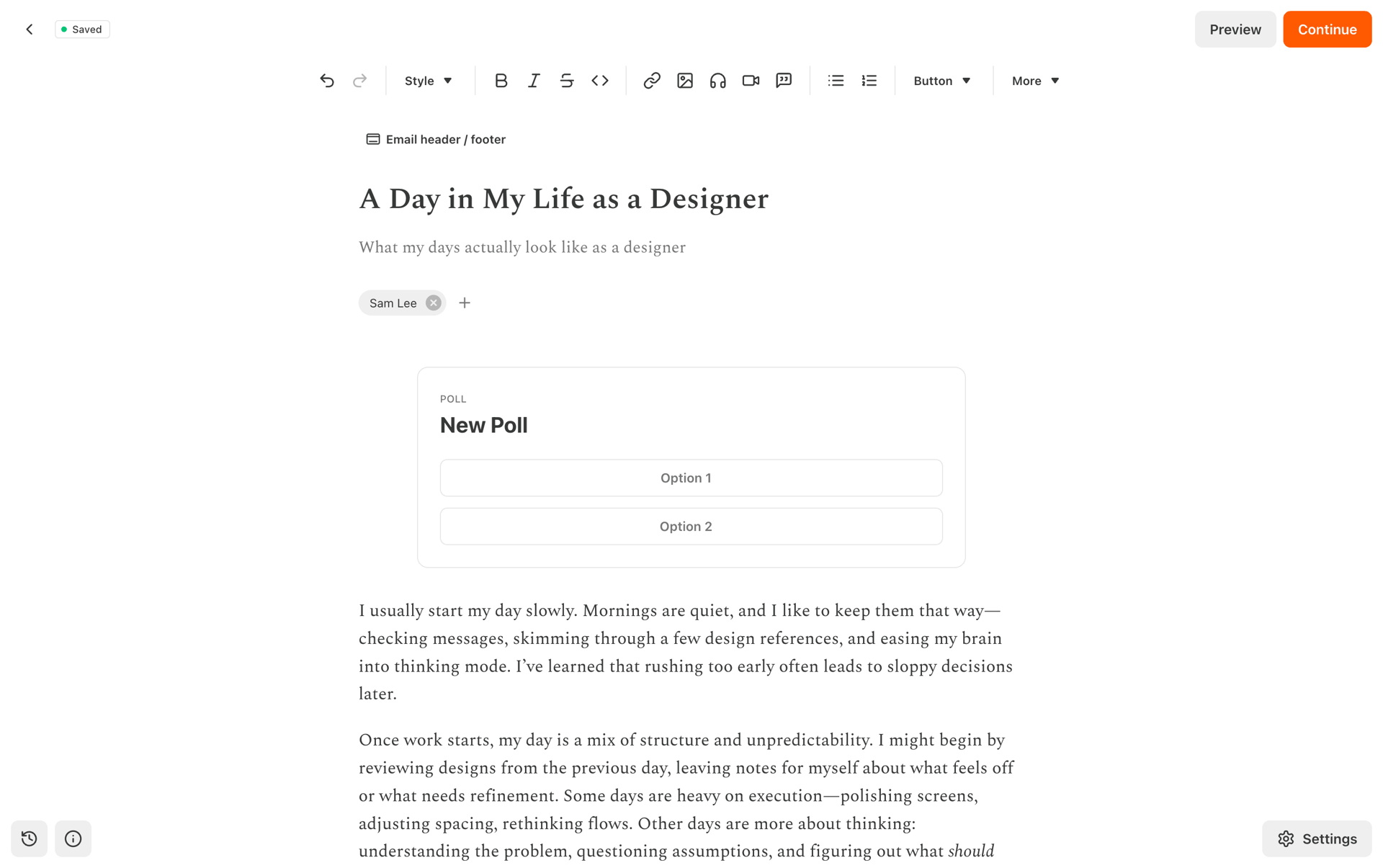Substack Web News interface screenshot 6