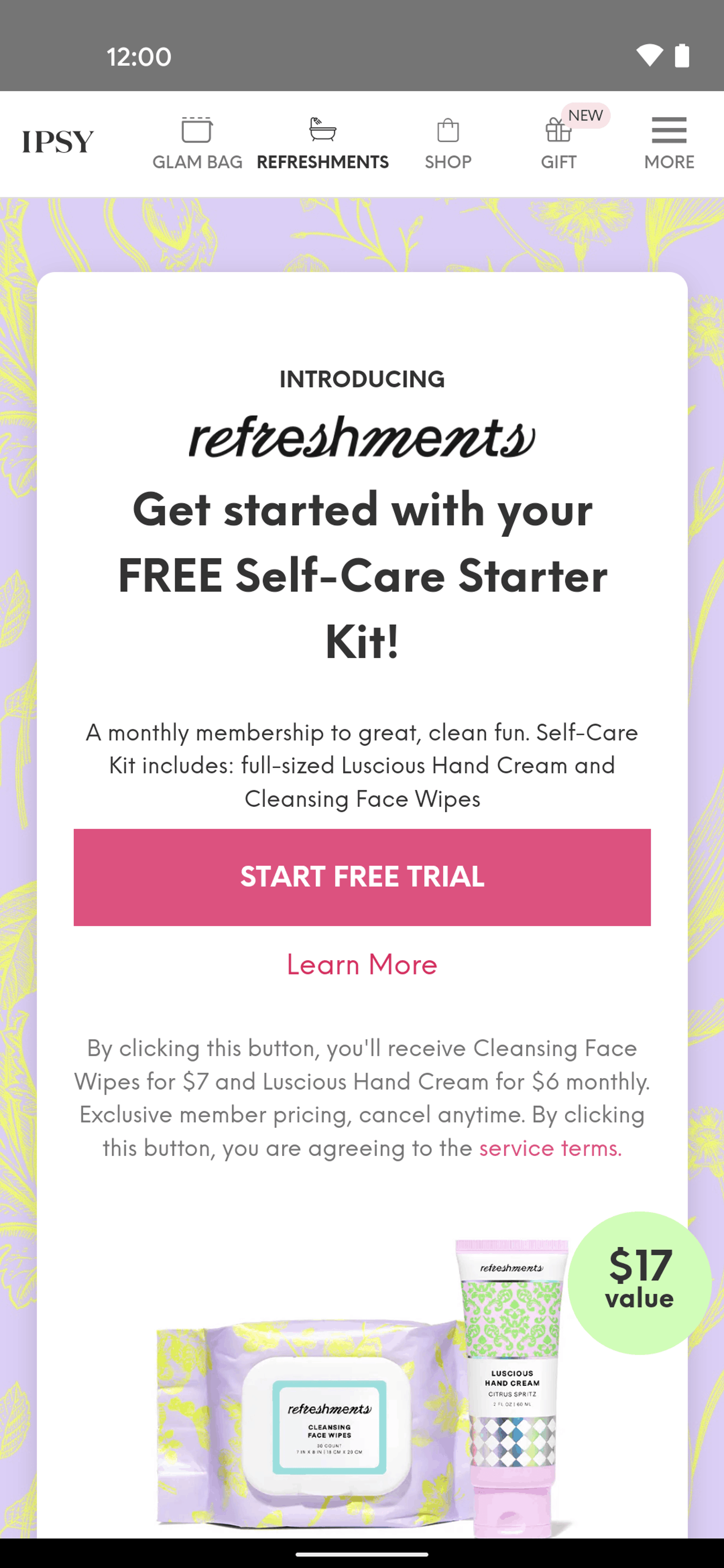 IPSY Android Shopping interface screenshot 9