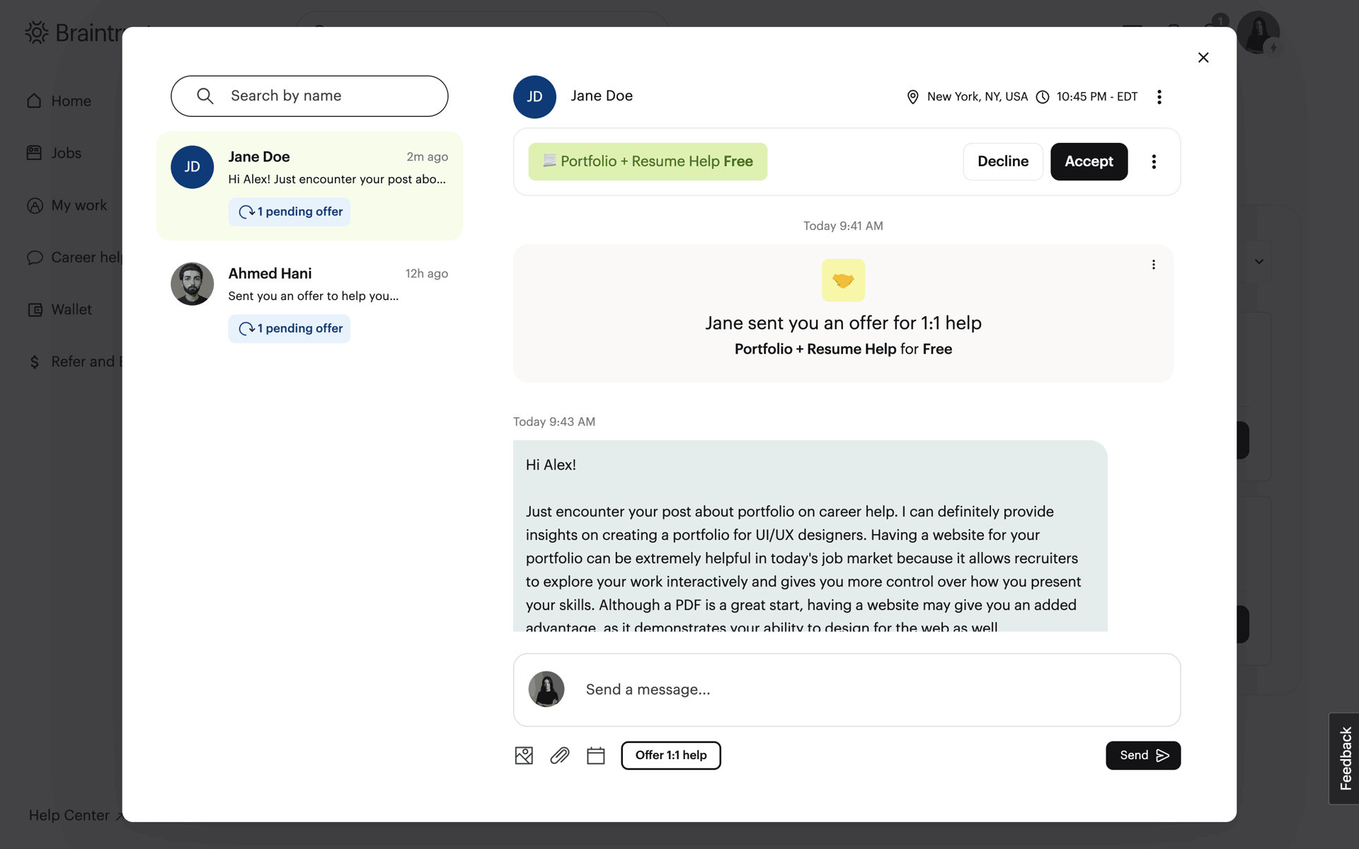 Braintrust Web AI interface screenshot 15