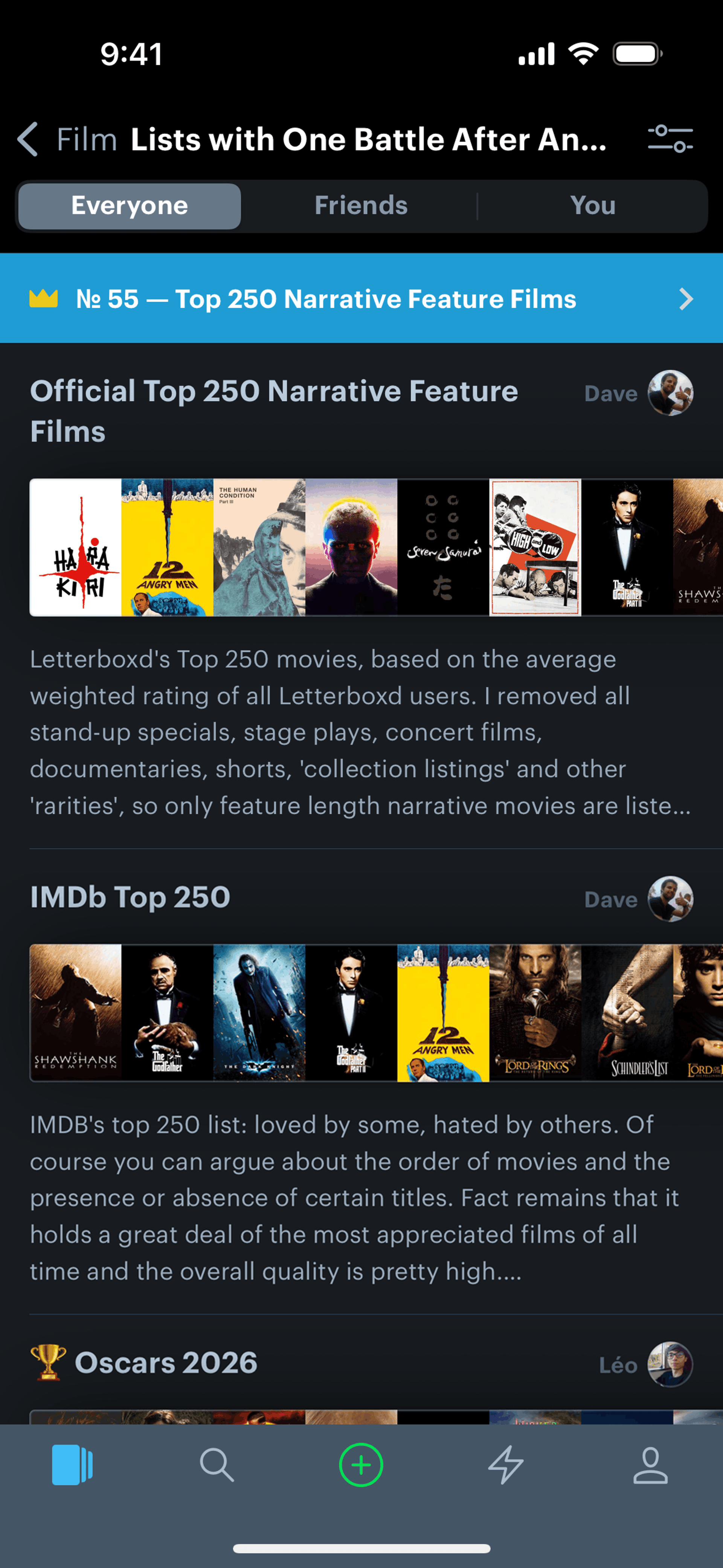 Letterboxd iOS Social Networking interface screenshot 10
