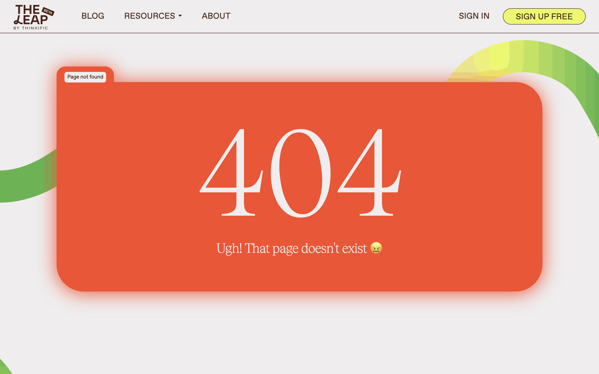 The Leap Web Business interface screenshot 6