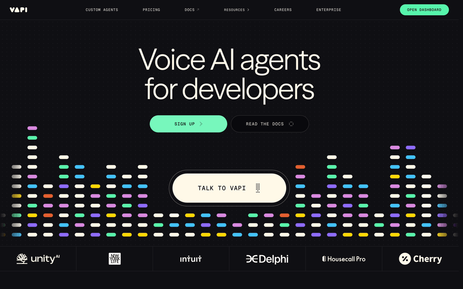 Vapi Web AI interface screenshot 1