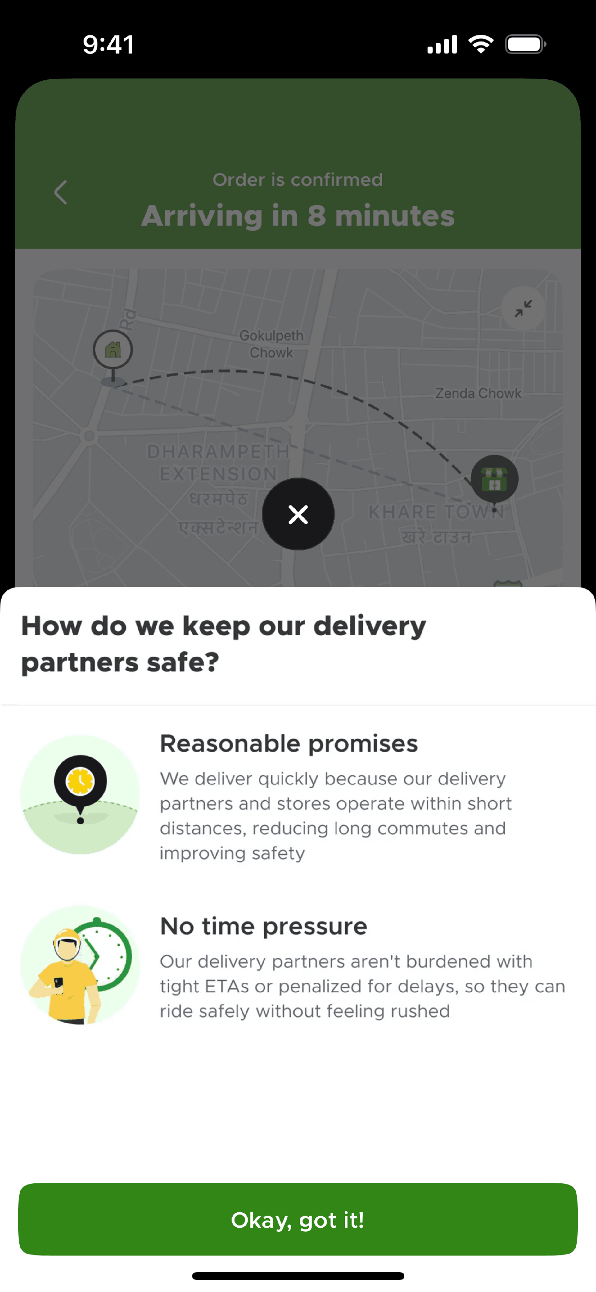 Blinkit iOS Food & Drink interface screenshot 10
