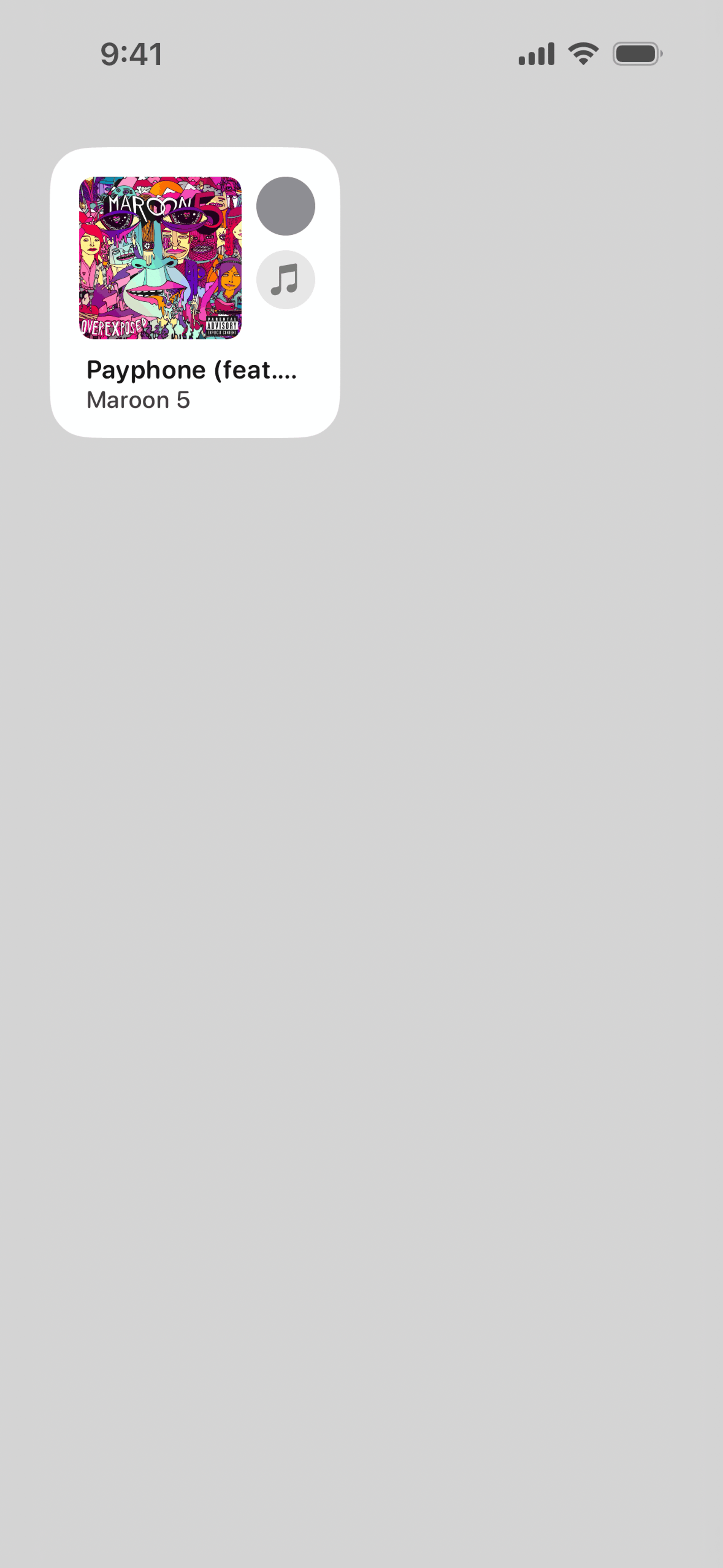 Airbuds Widget iOS Social Networking interface screenshot 2