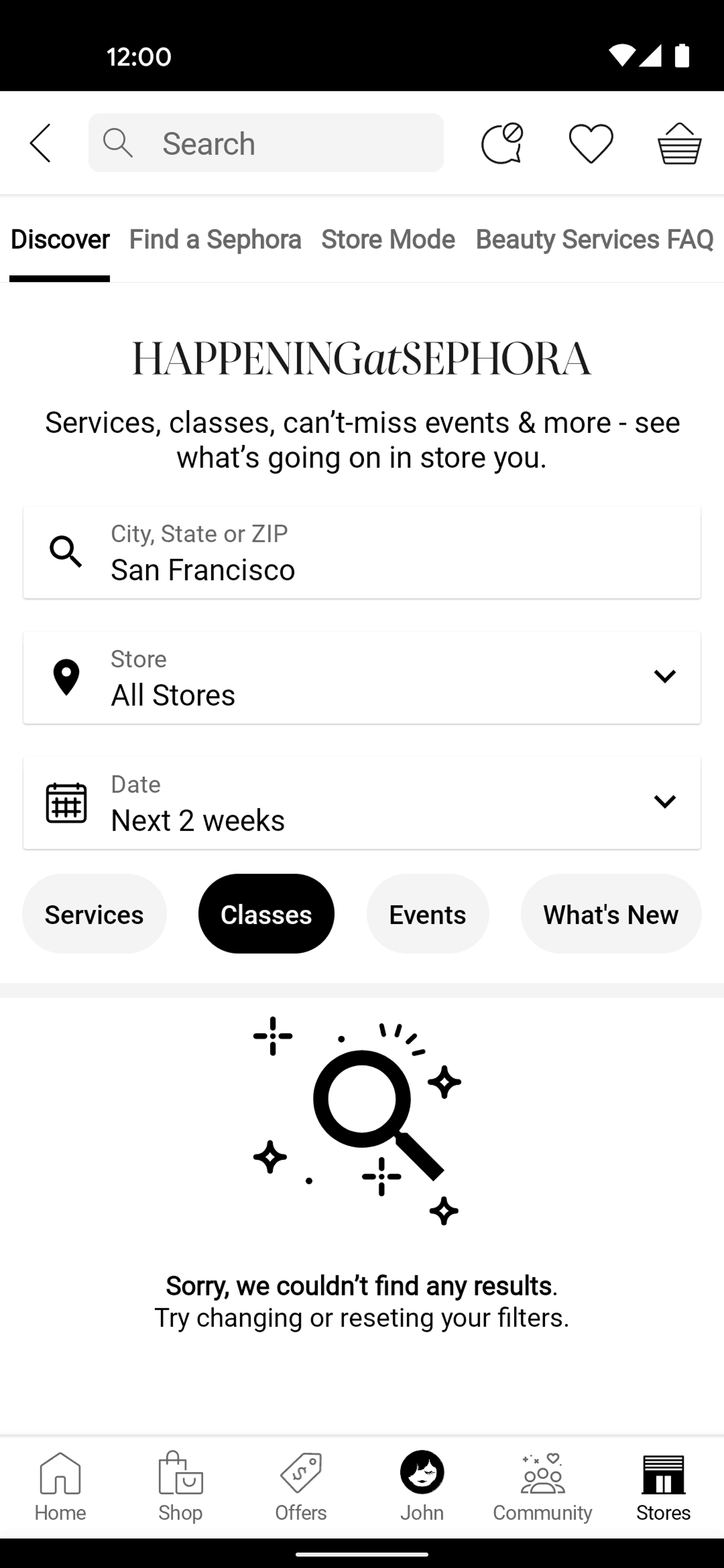 Sephora Android Shopping interface screenshot 16